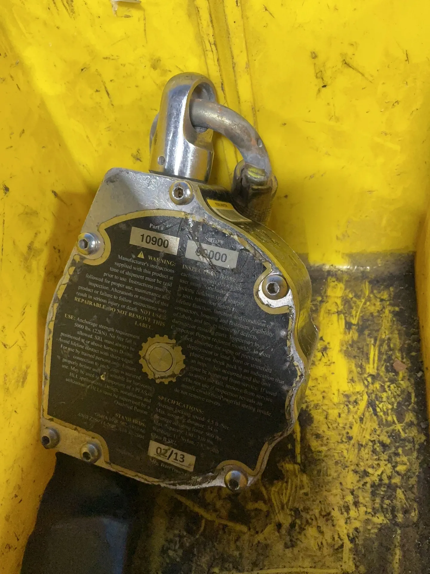 Guardian 130-300 Lbs Self-retracting Lifeline - 10900