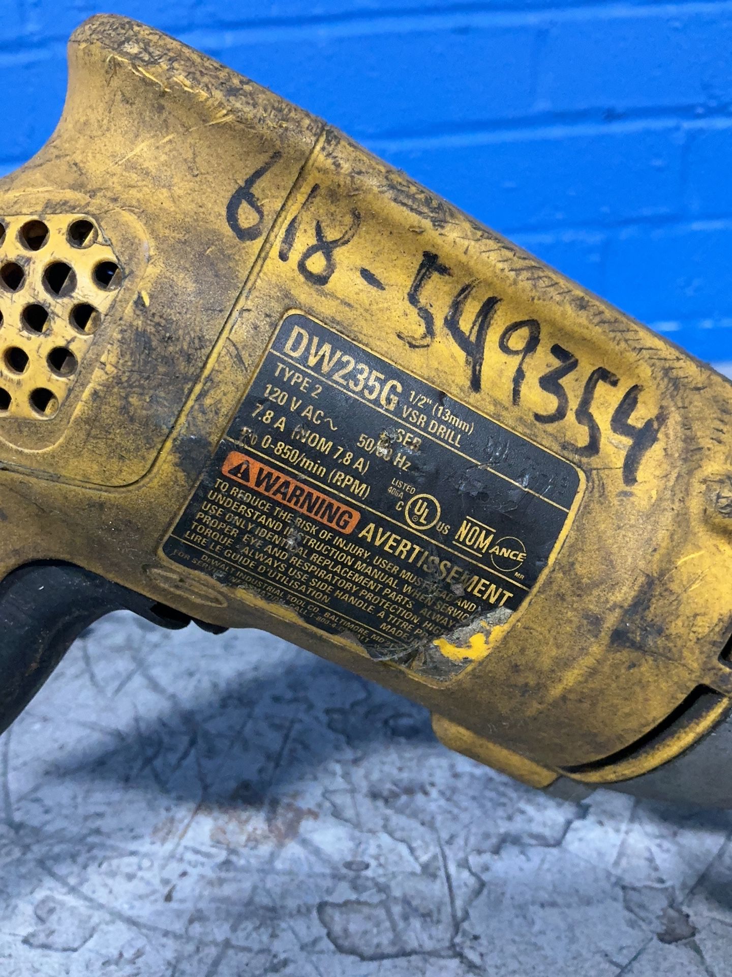 Dewalt Industries Drill - Dw235g