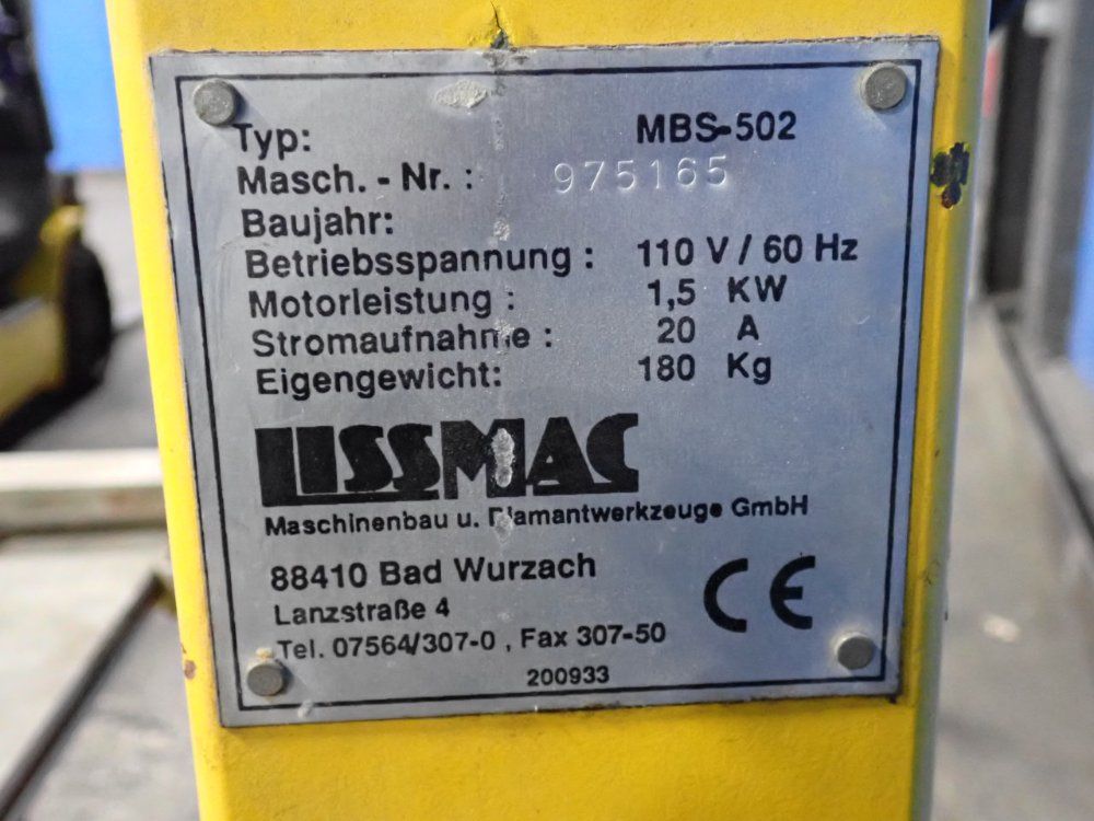 Ytong 19" X 16" Vertical Band Saw - Mbs-502