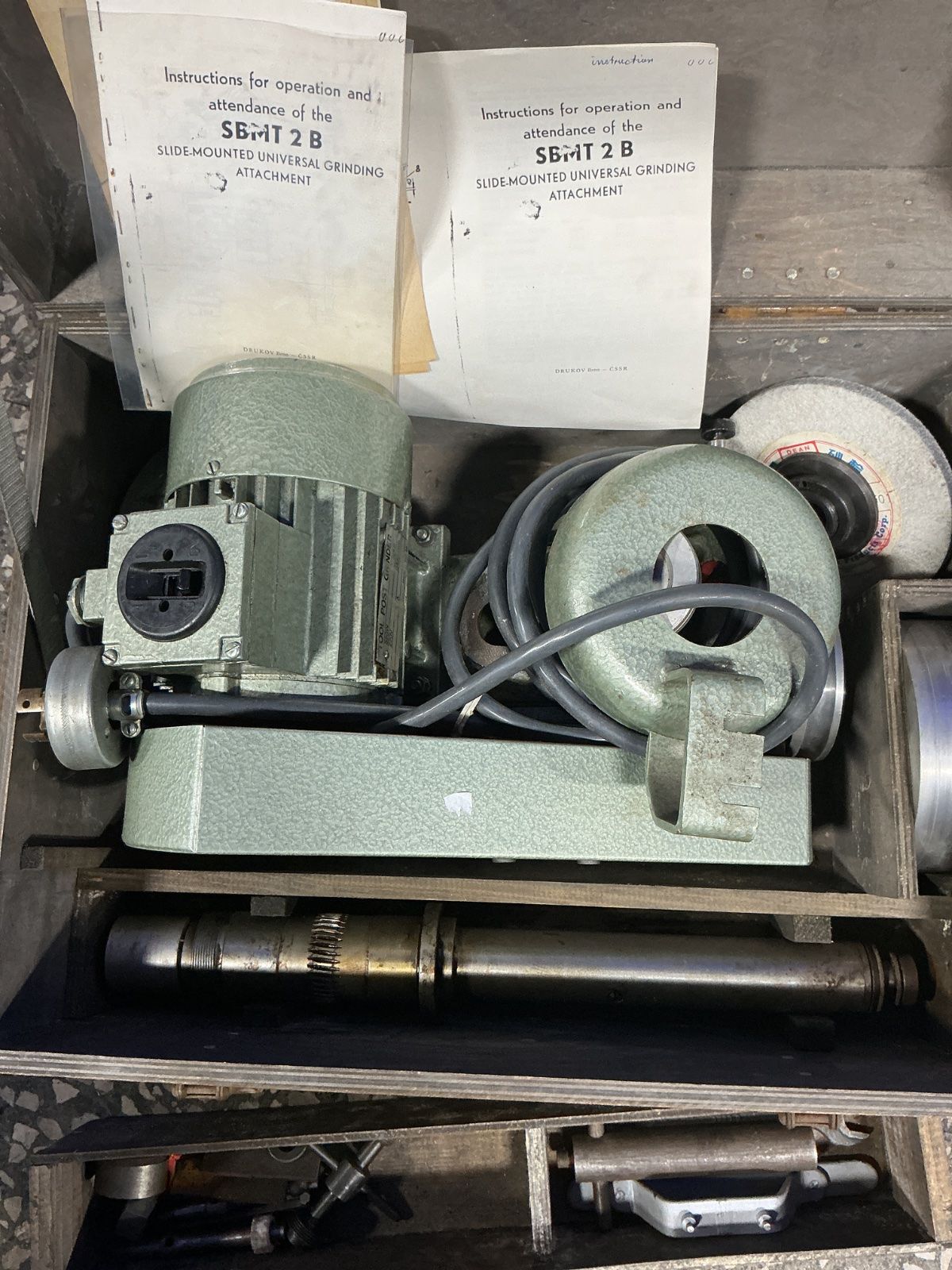 Drukov Side Mounted Universal Grinding Attachment - Sbmt2b
