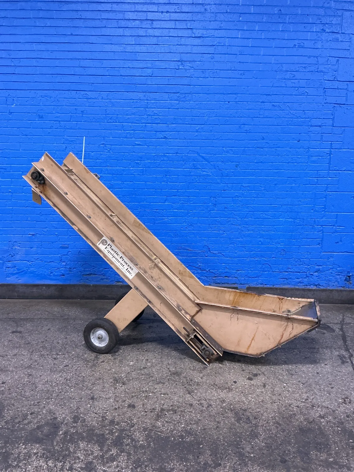Plastic Process Equipment Inc Portable Fixed Inline Belt Conveyor - Icb-1206