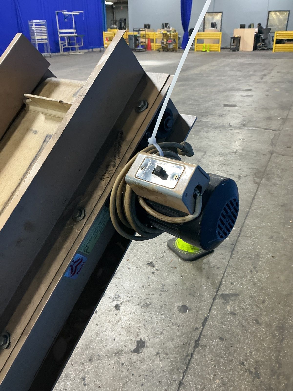 Plastic Process Equipment Inc Portable Fixed Inline Belt Conveyor - Icb-1206