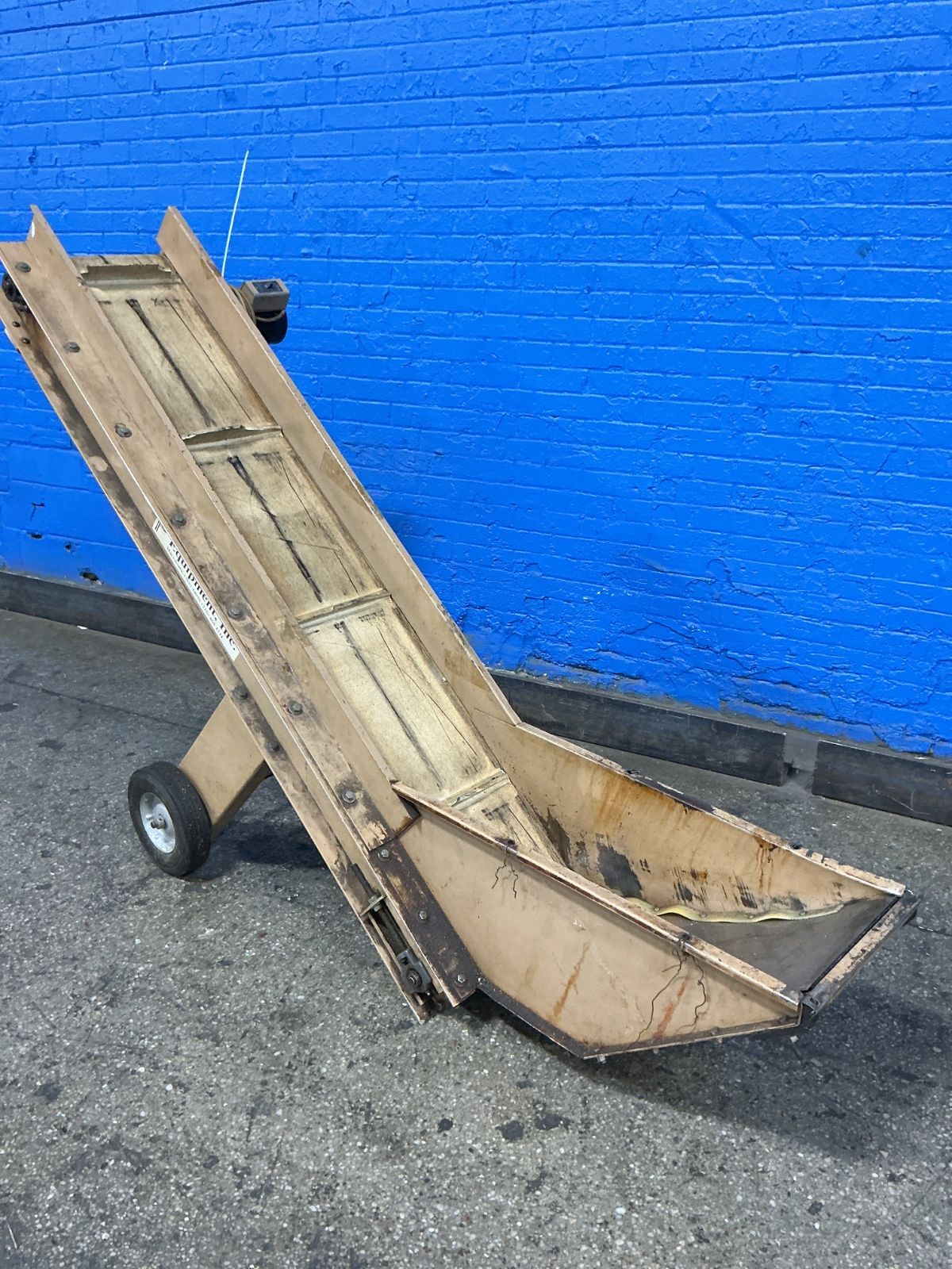 Plastic Process Equipment Inc Portable Fixed Inline Belt Conveyor - Icb-1206