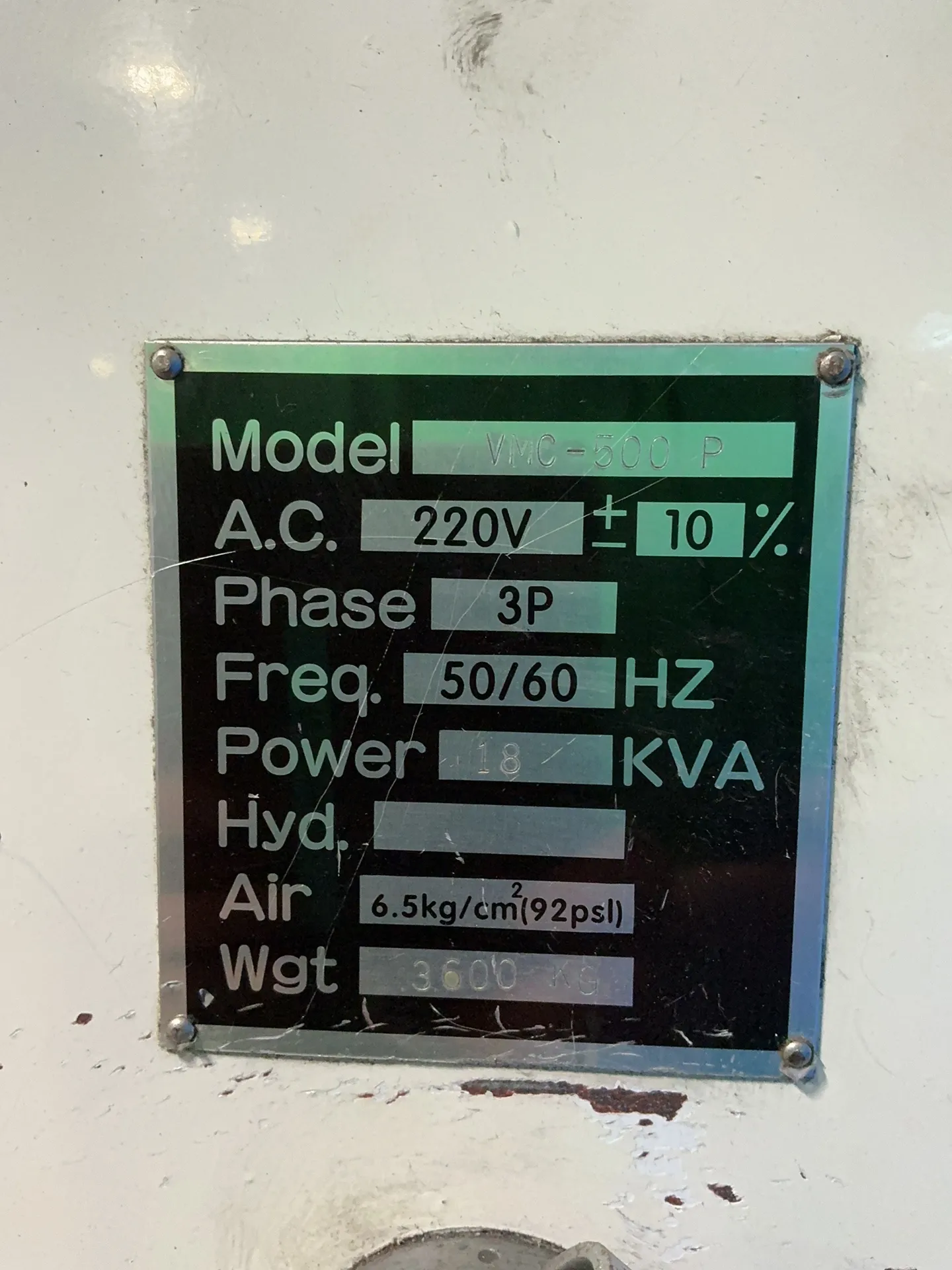 Comet 19” X 32” Cnc Vmc - Vmc-500
