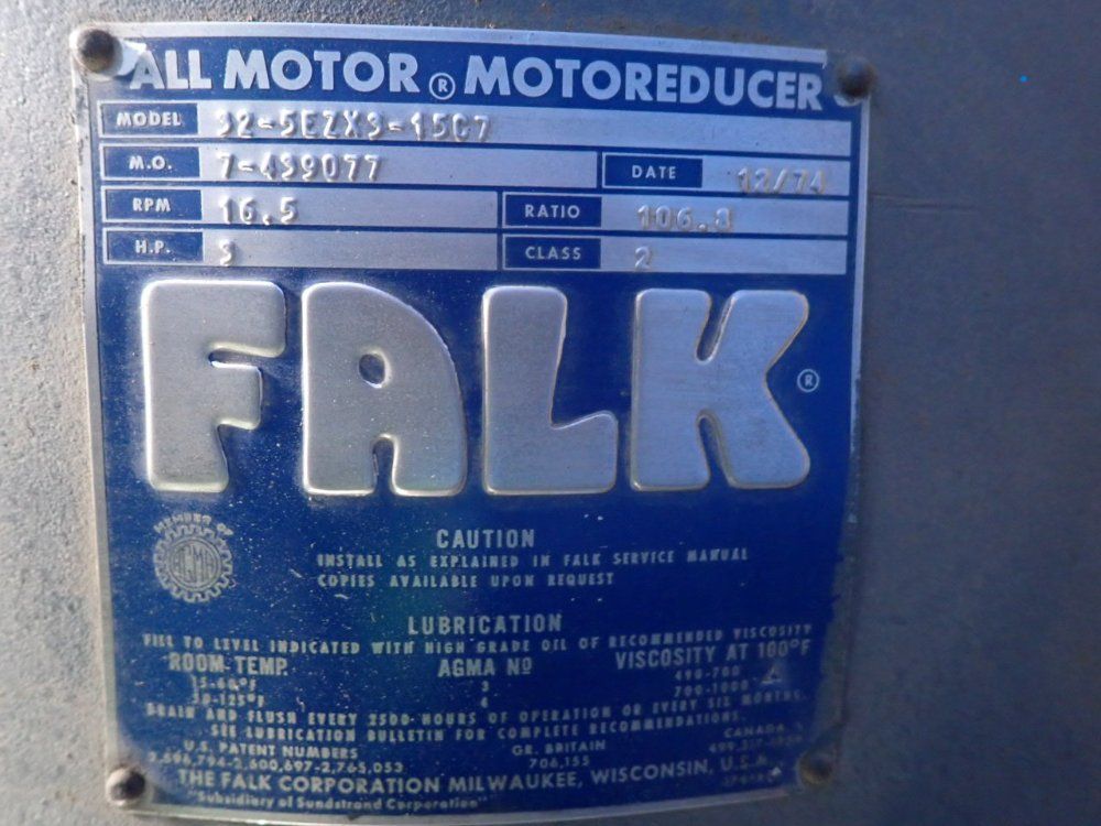 Falk 3 Hp Gear Reducer - 32-5ezx3-15c7