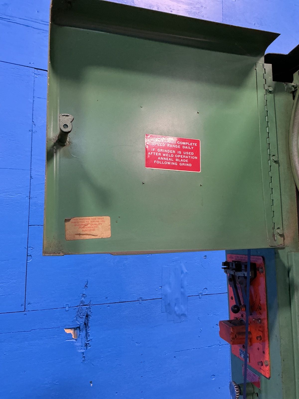 Powermatic 24” X 24” Vertical Band Saw - 87