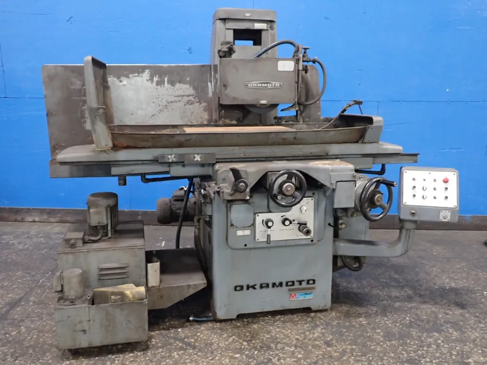 Okamoto 12" X 23" Surface Grinder - Accugar-124n