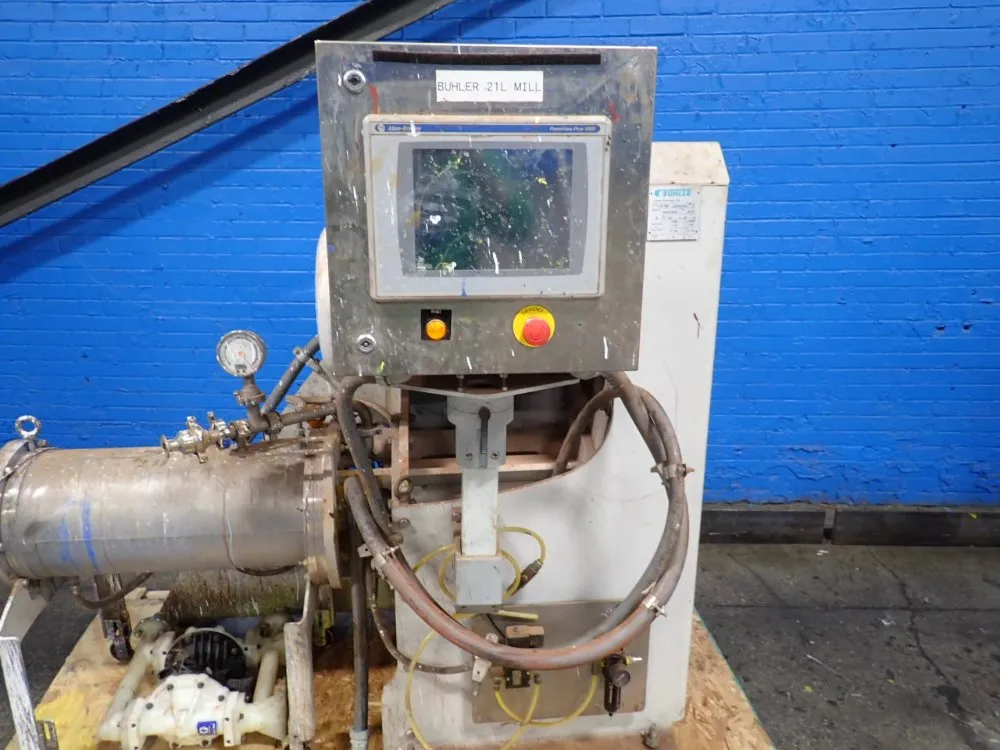 Buhler 20 L Horizontal Bead Mill - Fstm Cermonic 3