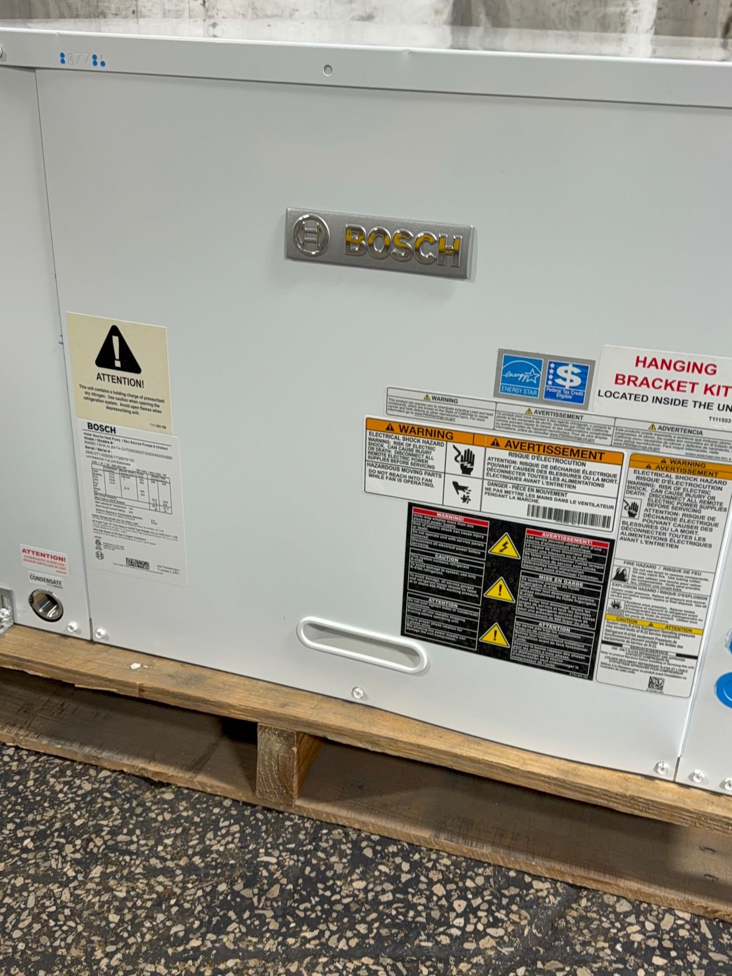 Bosch Water Source Heat Pump - Sm060-1ahx-xlsata-chtx