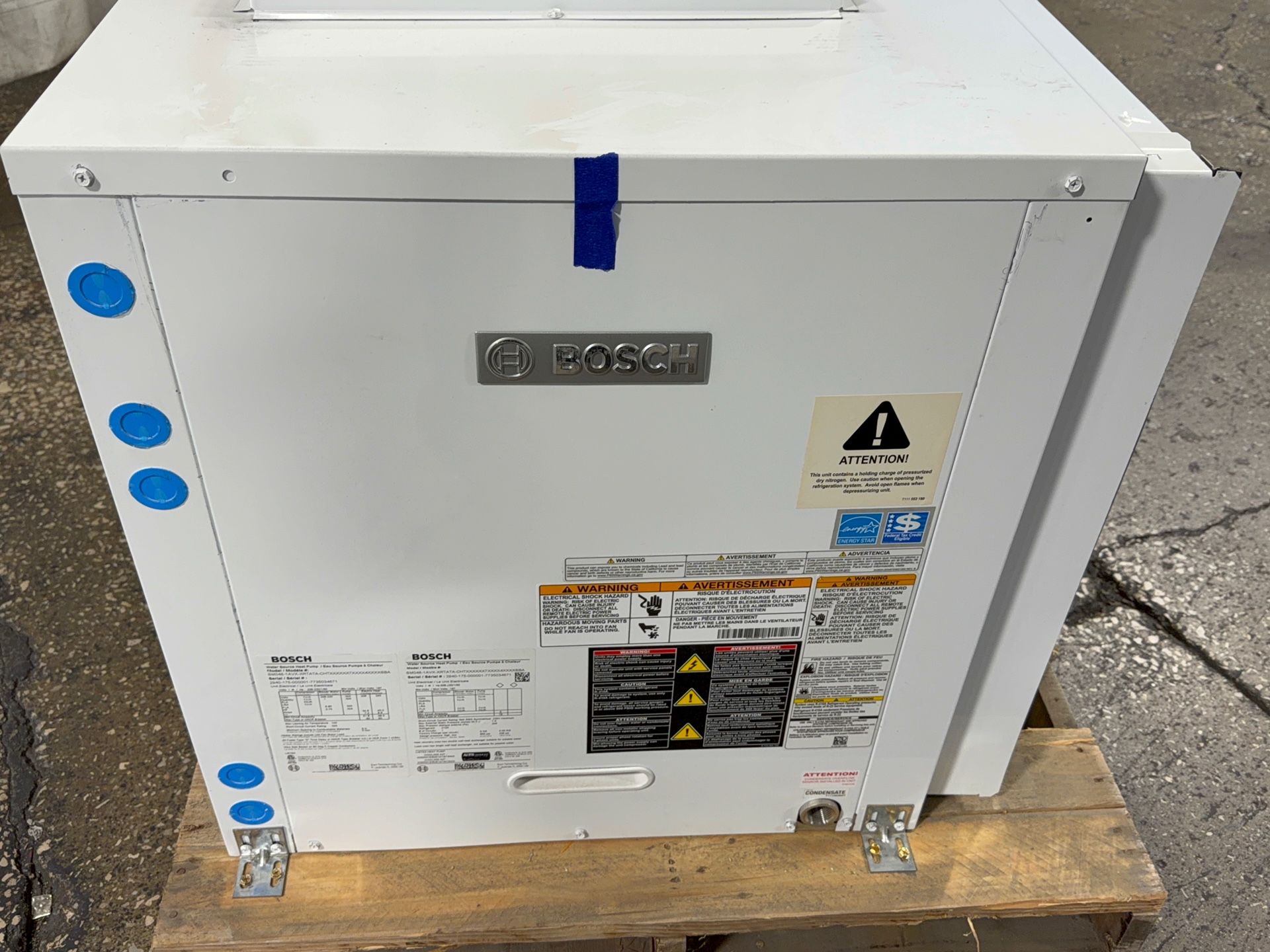 Bosch Water Source Heat Pump - Sm-060-1ahx-xrsata-chtx