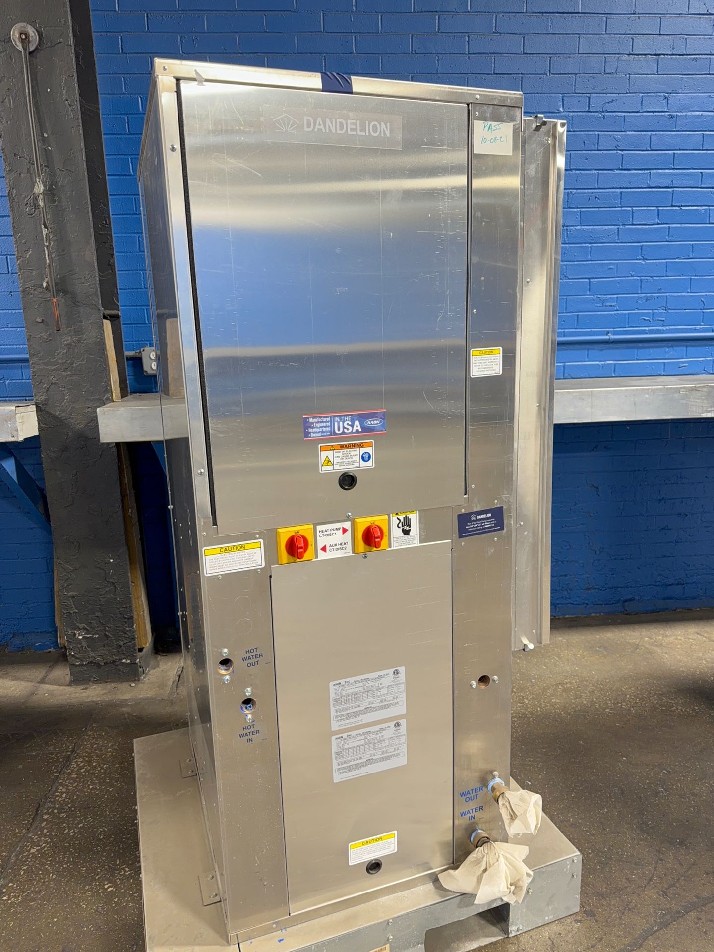 Aaon Dandelion Heat Pump - Wva-036-e-0-1-4-aa0-jc