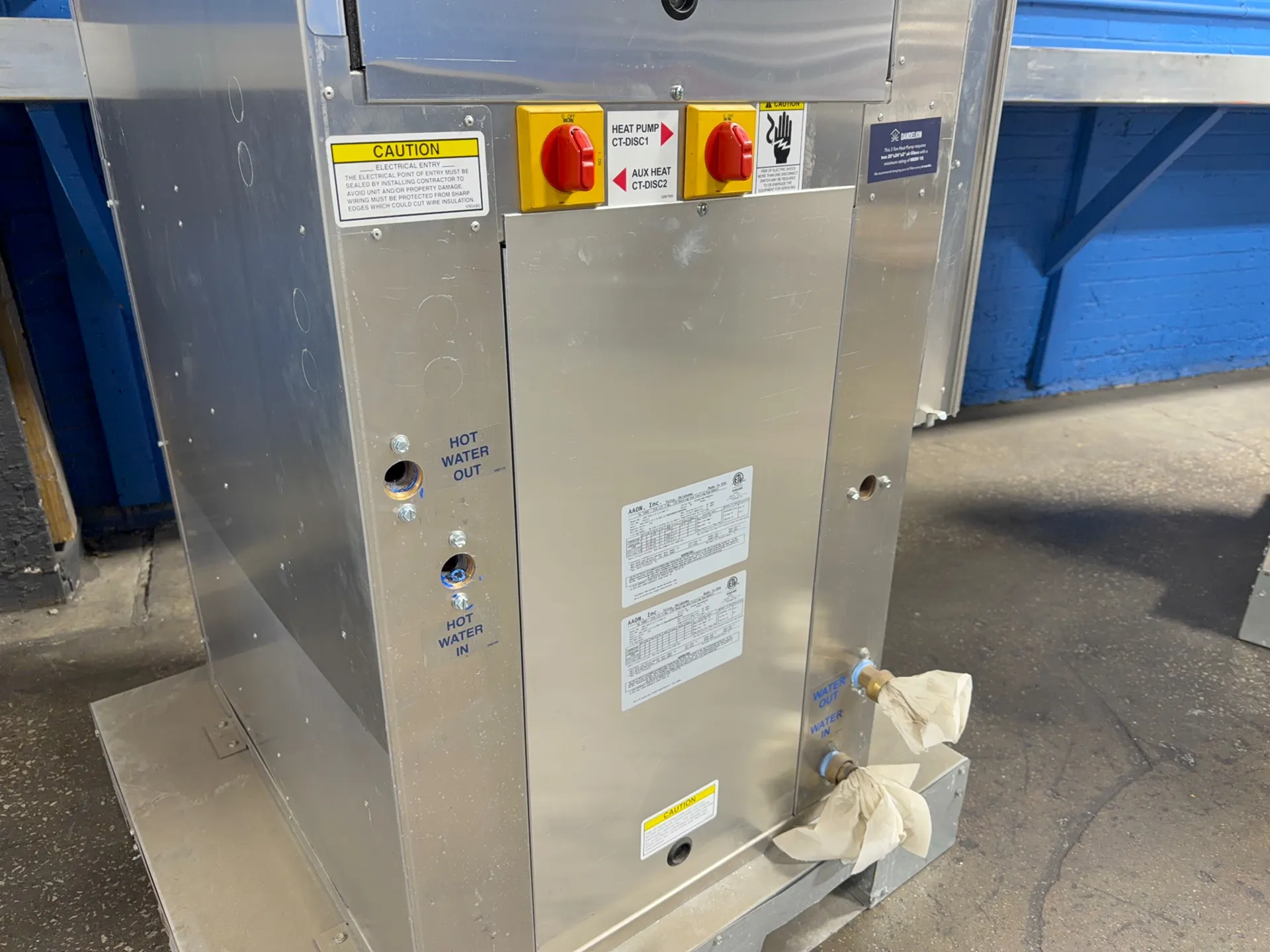 Aaon Dandelion Heat Pump - Wva-036-e-0-1-4-aa0-jc