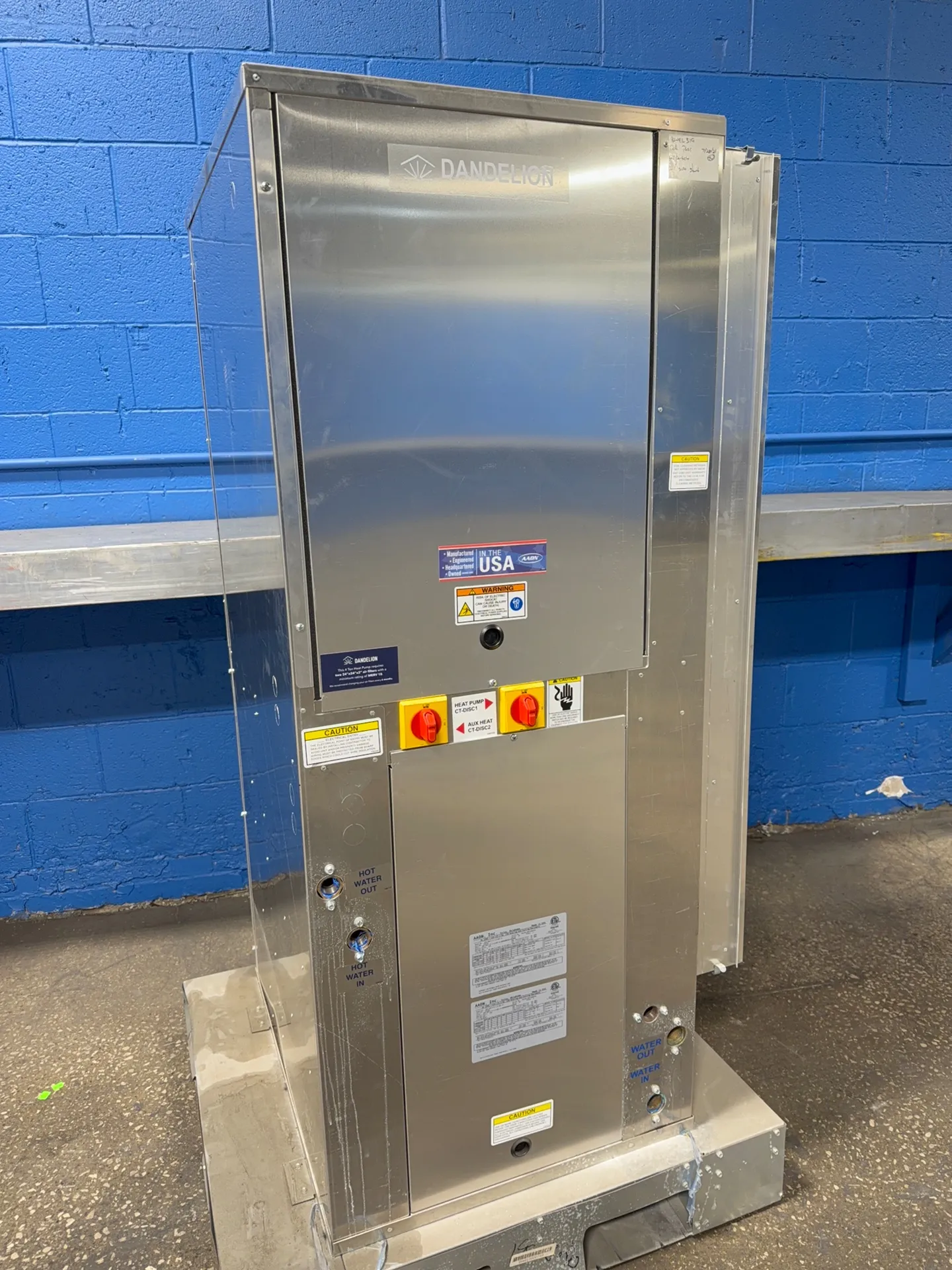 Aaon Dandelion Heat Pump - Wva-048-e-0-1-4-aa0-jc