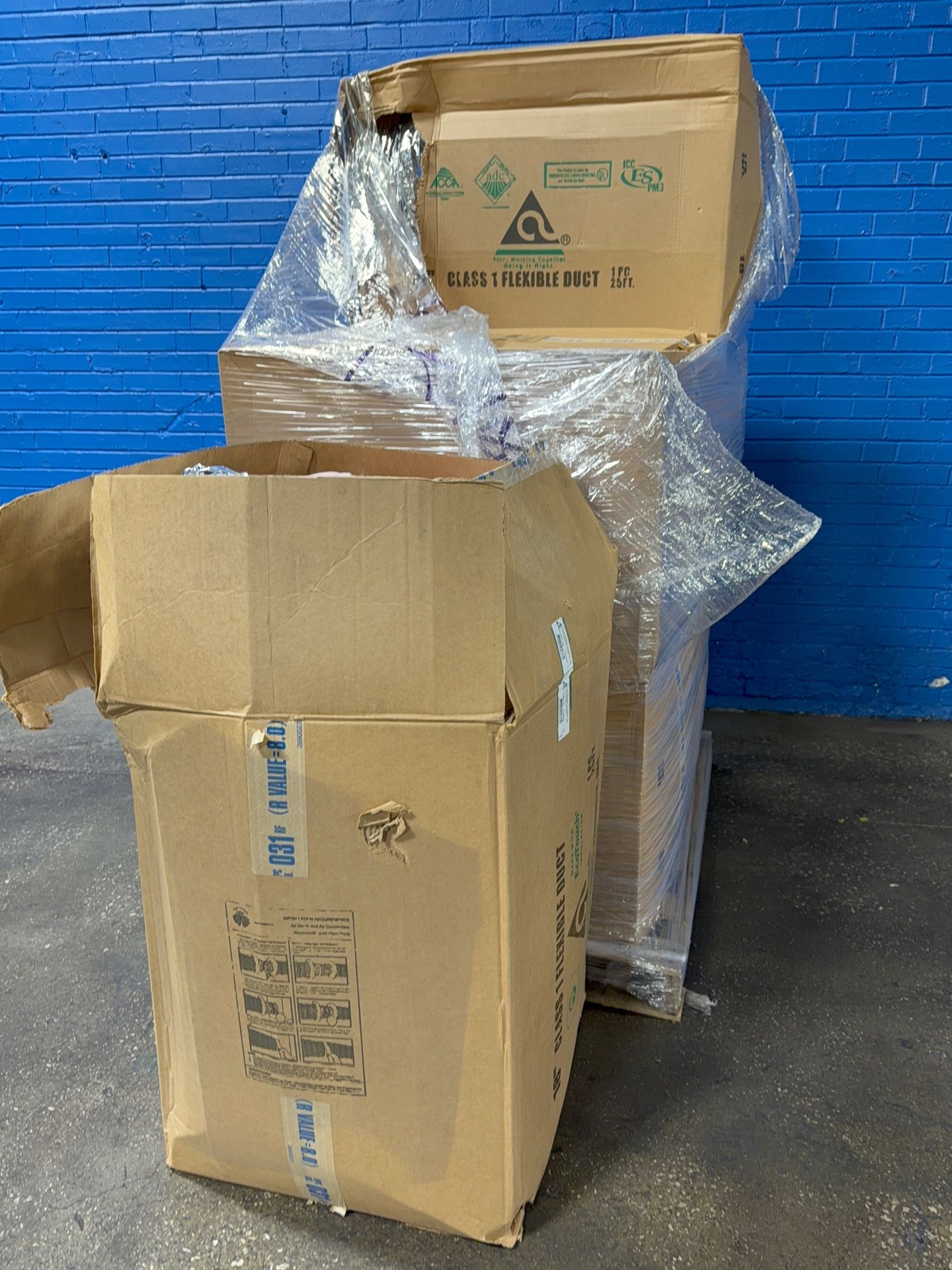 Atco Rubber Products 18” X 25’ Flexible Ducting - 13102518