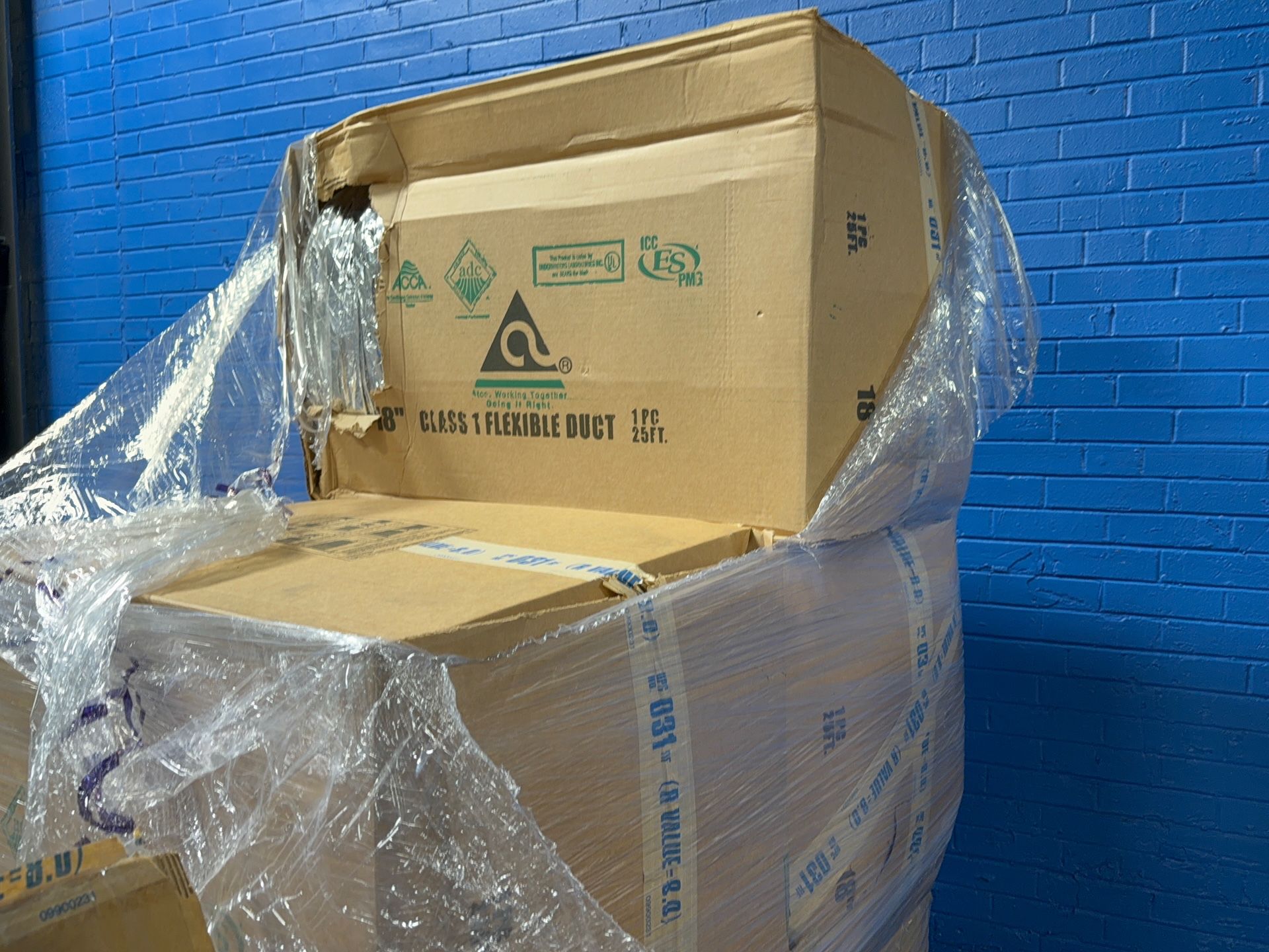 Atco Rubber Products 18” X 25’ Flexible Ducting - 13102518