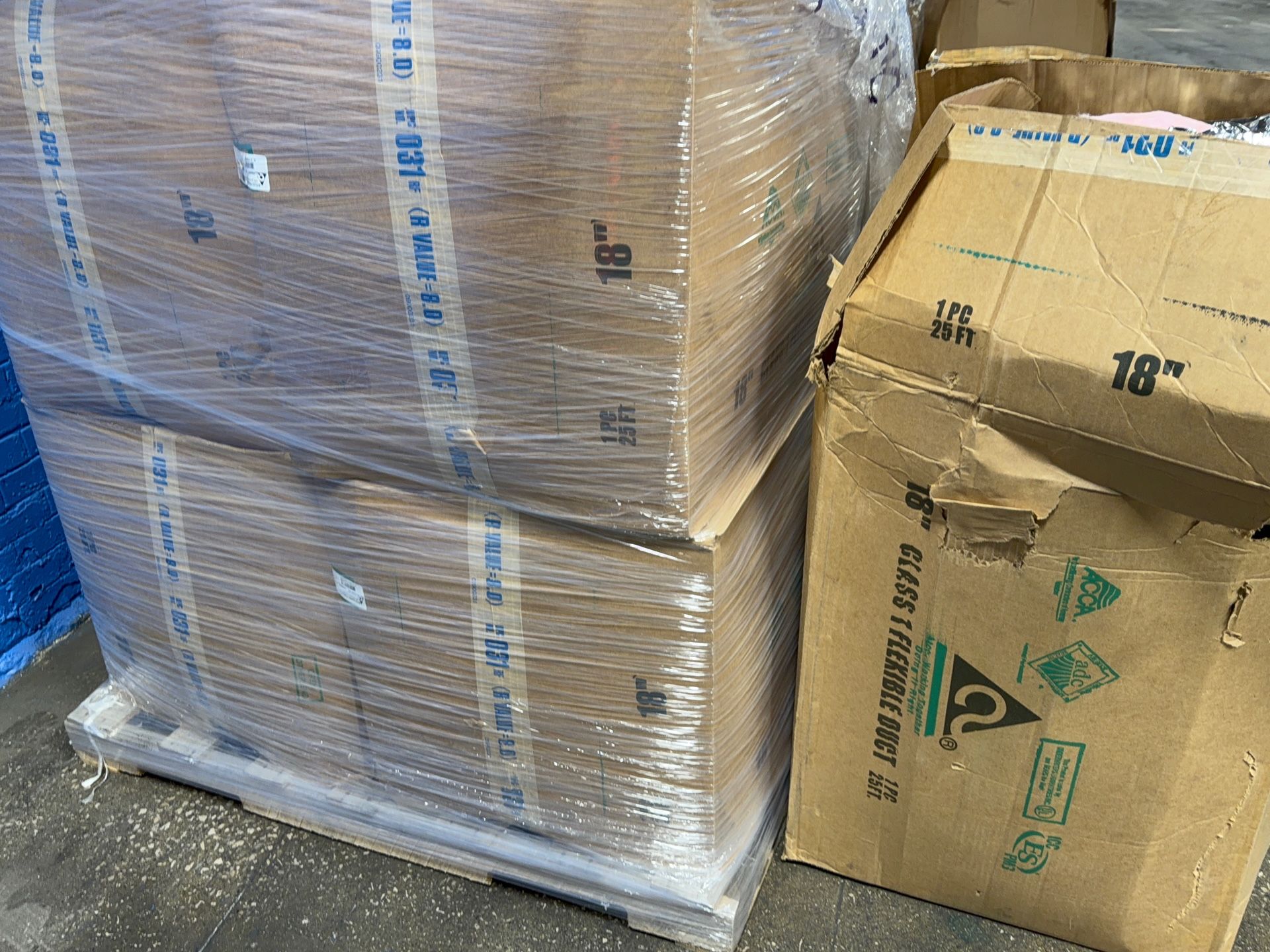 Atco Rubber Products 18” X 25’ Flexible Ducting - 13102518