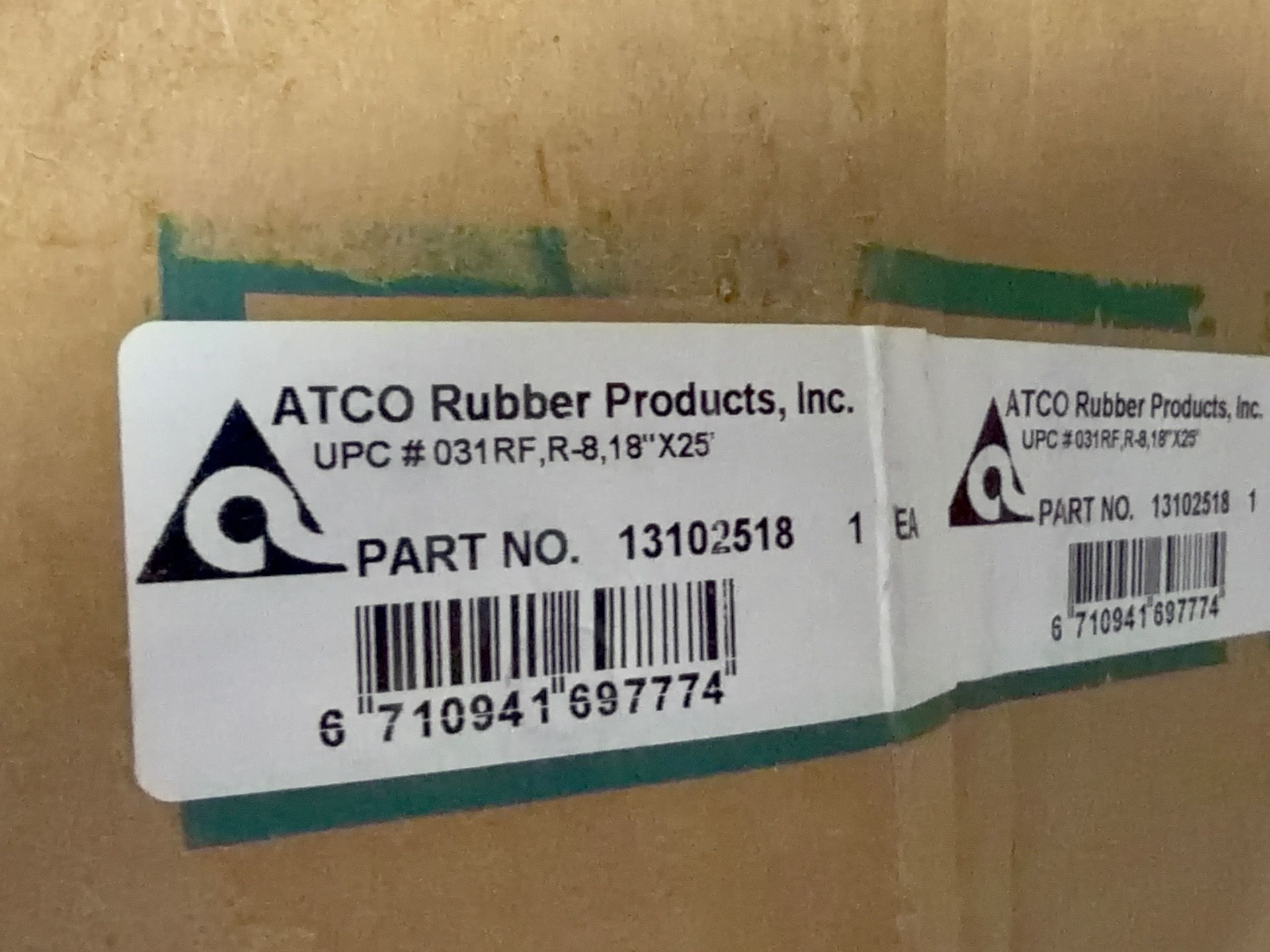Atco Rubber Products 18” X 25’ Flexible Ducting - 13102518