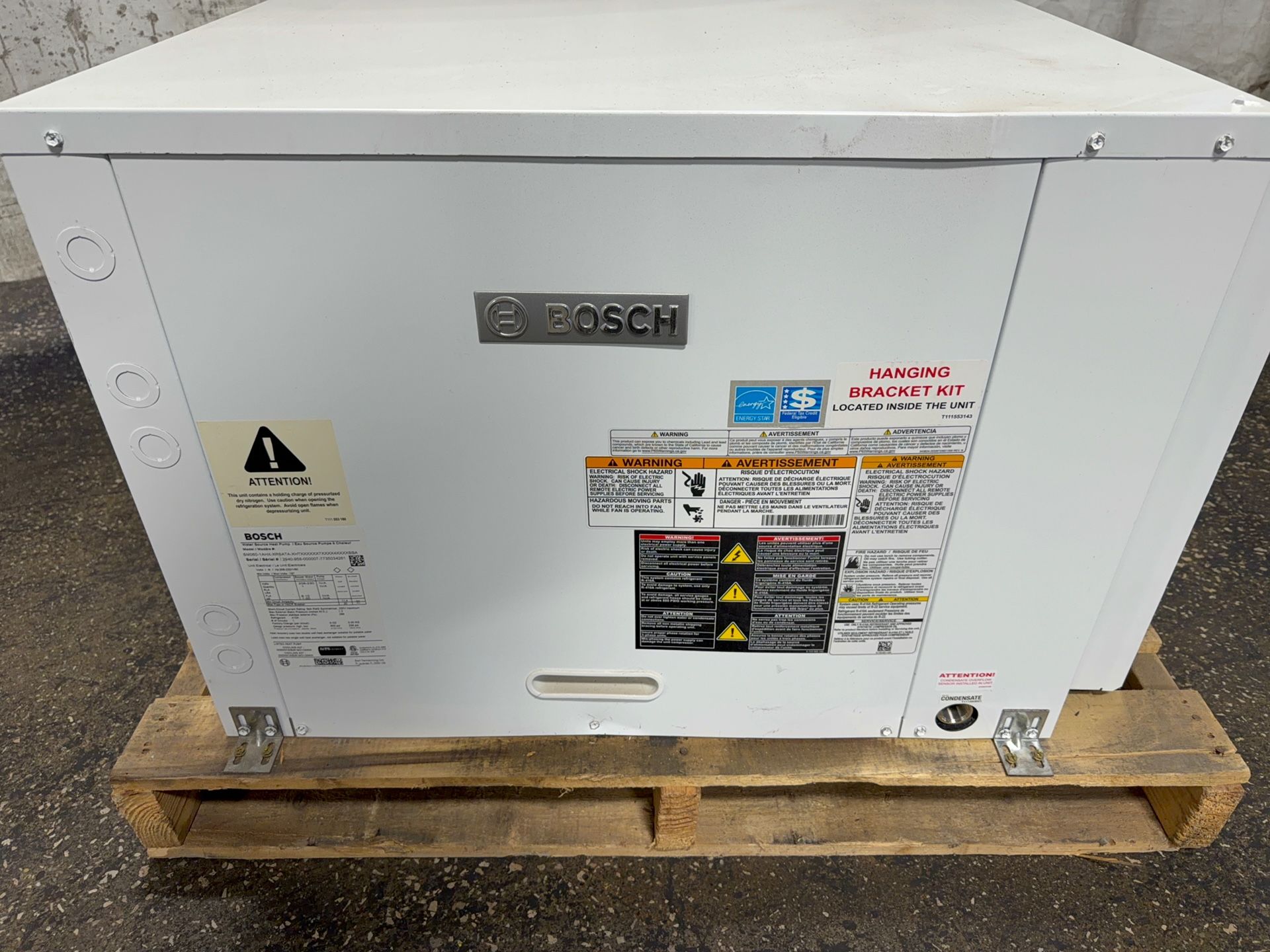 Bosch Water Source Heat Pump - Sm060-1ahx-xrsata-xhtx