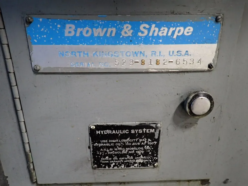 Brown & Sharpe 6" X 12" Surface Grinder - 818 Micromaster