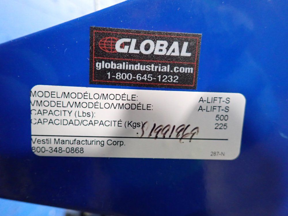 Global 500 Lbs Hand-winch Lift Truck - A-lift-s