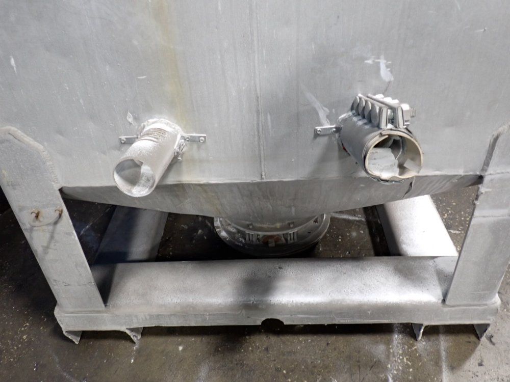 Tote 42" X 46" X 58" Id Aluminum Hopper