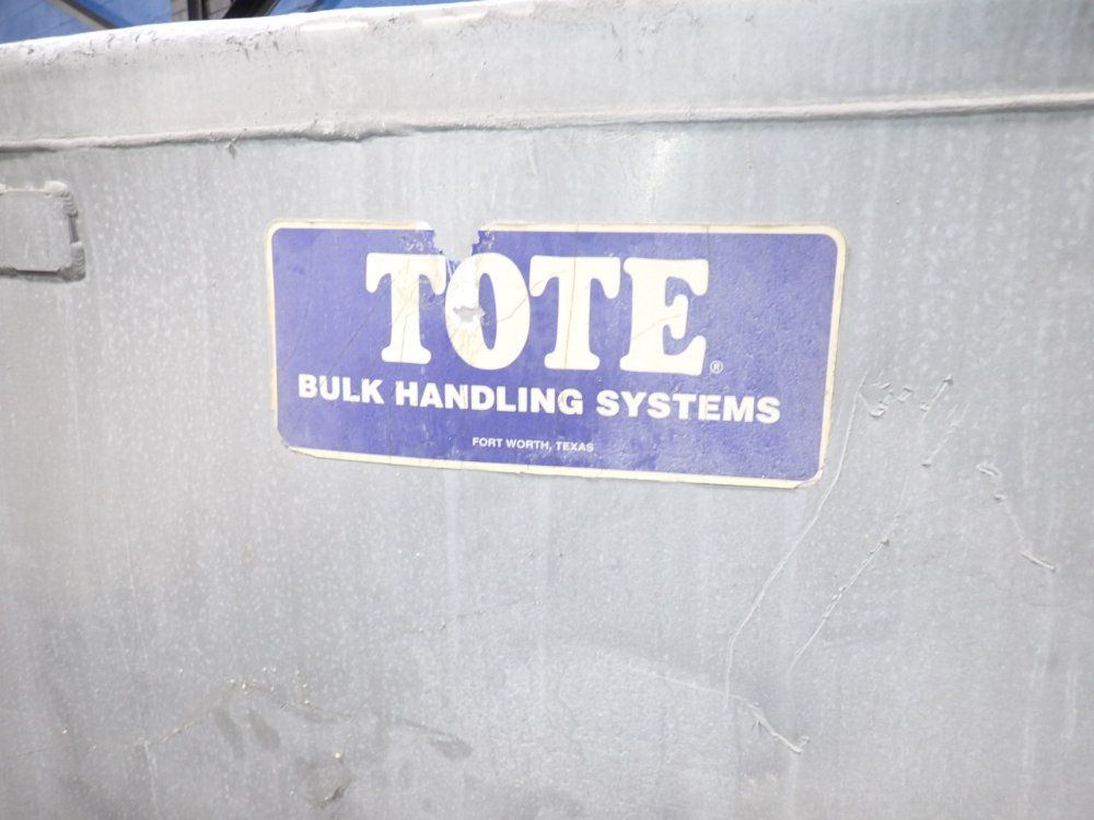 Tote 42" X 46" X 58" Id Aluminum Hopper
