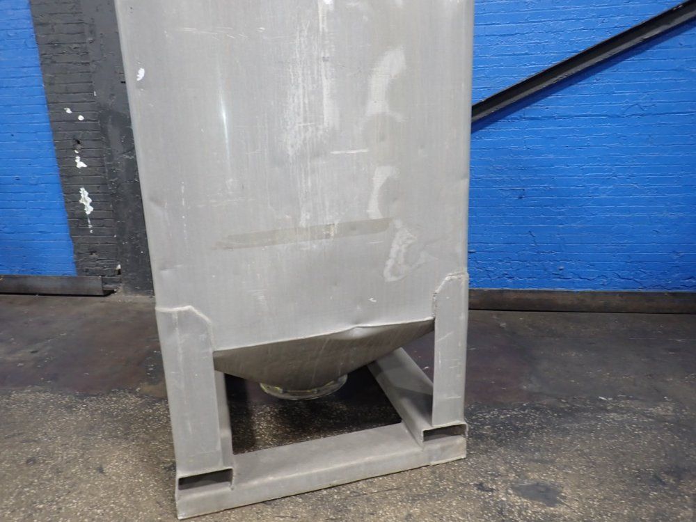 Tote 42" X 46" X 58" Id Aluminum Hopper