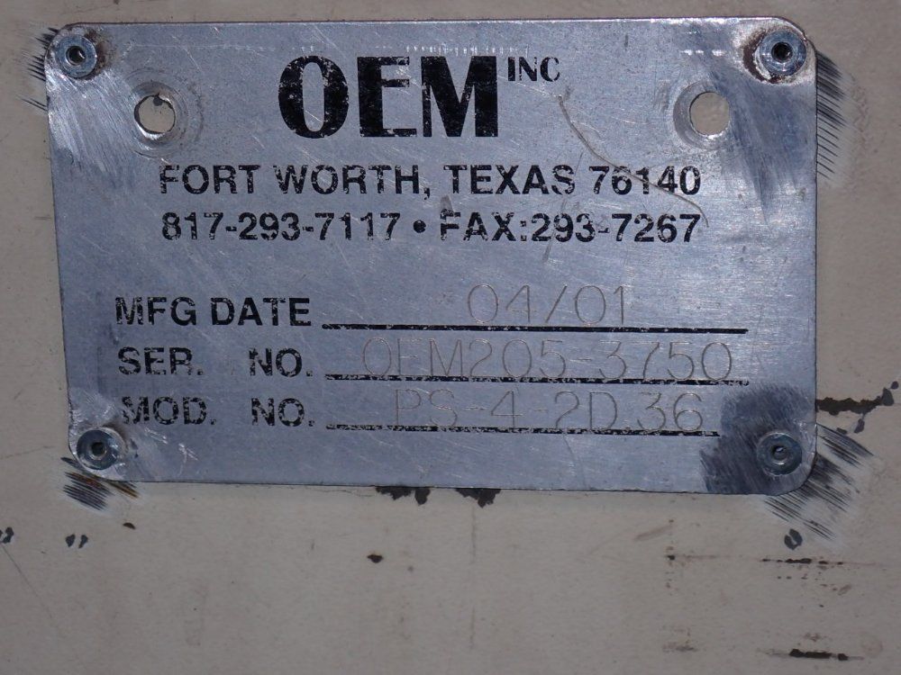 Oem / Rs Automation Servo Saw W/ Multispindle Drill - Ps-4-2d-36