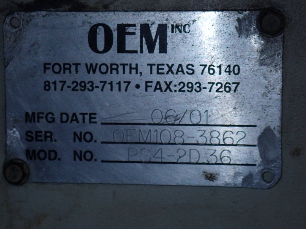 Oem / Rs Automation Servo Saw W/ Multispindle Drill - Ps-4-2d-36