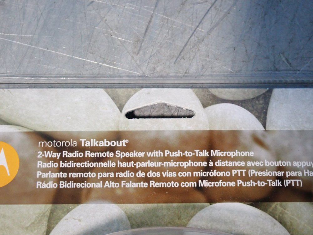 Motorola Talkabout 2 Way Radio Remote Speaker - 53724