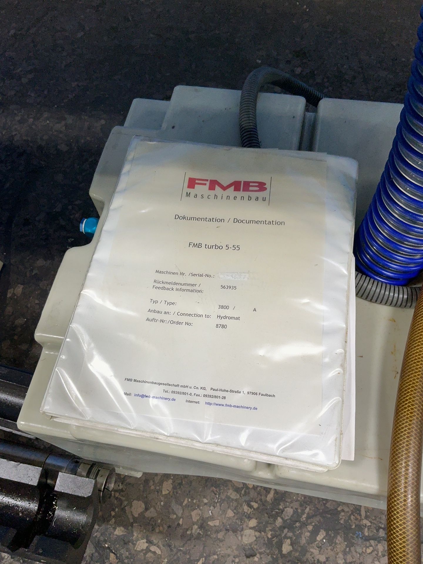 Fab Machinery Bar Feeder - Turbo 5-55/3800/a