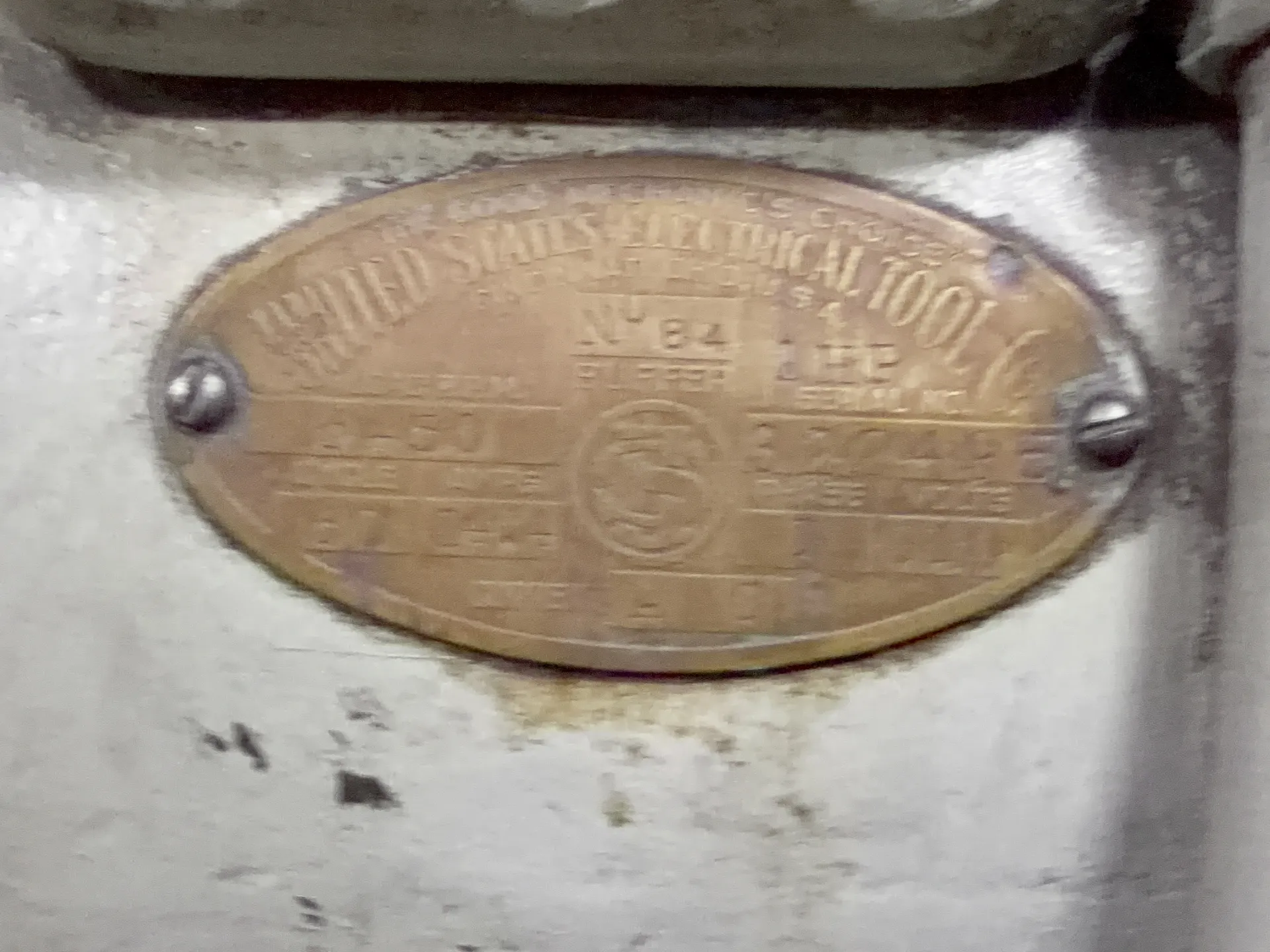 United States Electrical Tool Buffer - No. 84