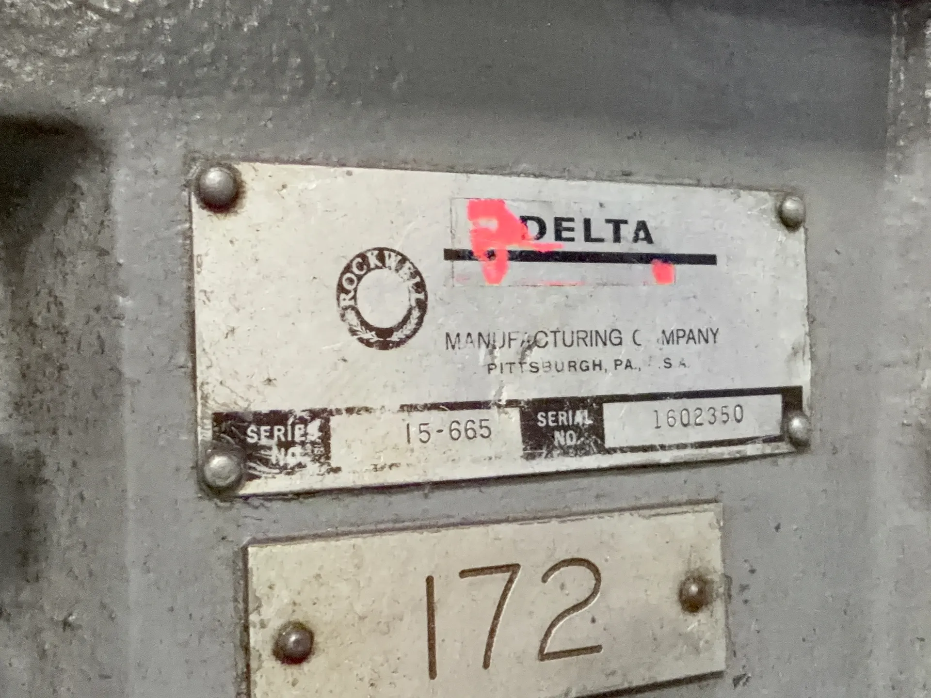 Delta 15" Drill Press - 15-665