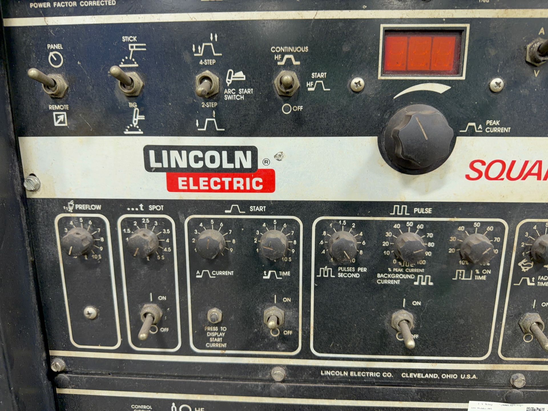 Lincoln 350 Amp Welder - Squarewave Tig-355