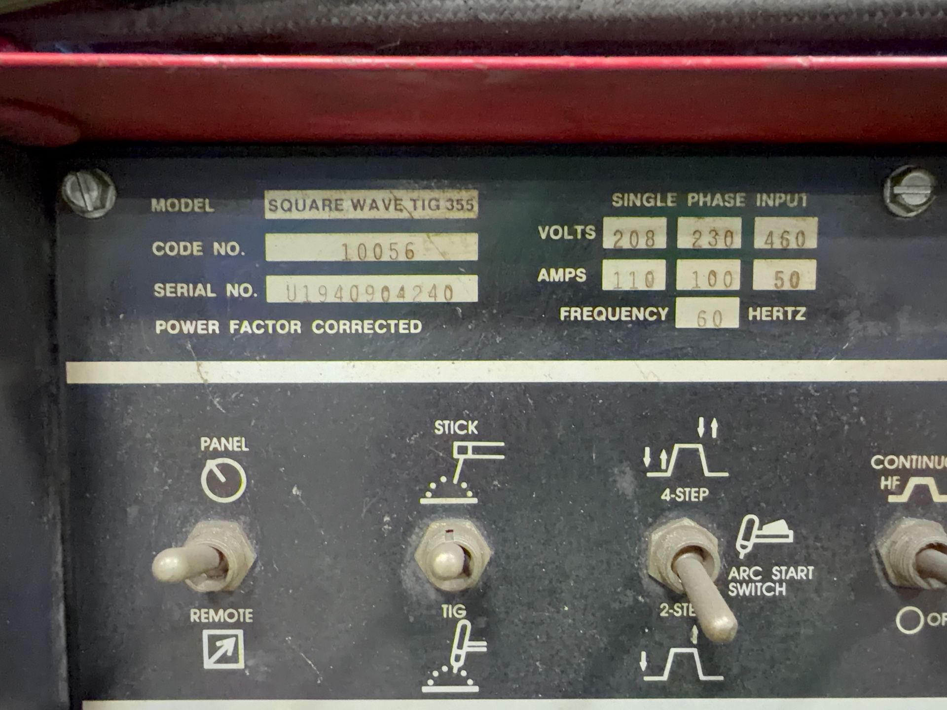 Lincoln 350 Amp Welder - Squarewave Tig-355