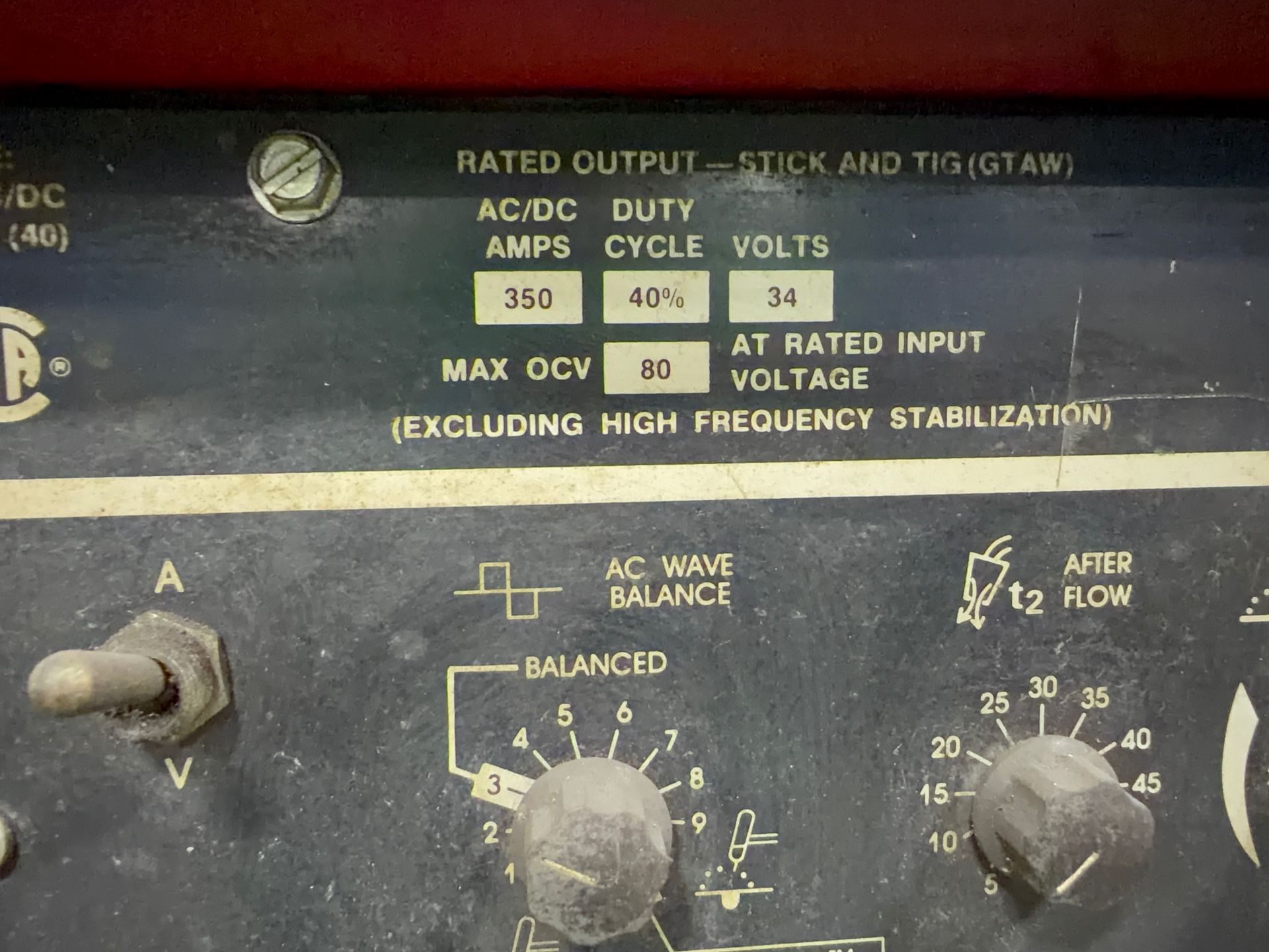 Lincoln 350 Amp Welder - Squarewave Tig-355