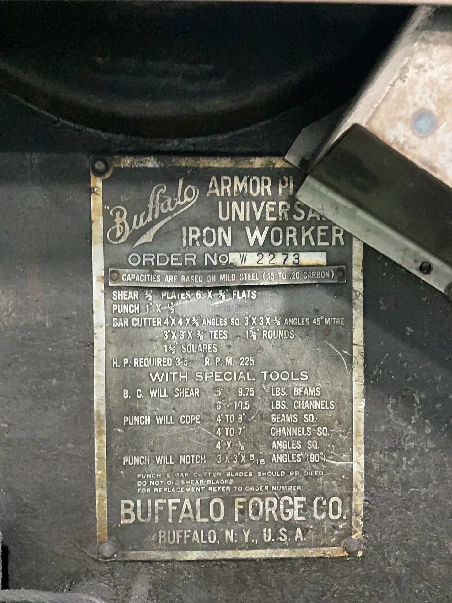 Buffalo Universal Iron Worker - Armor Plus Universal