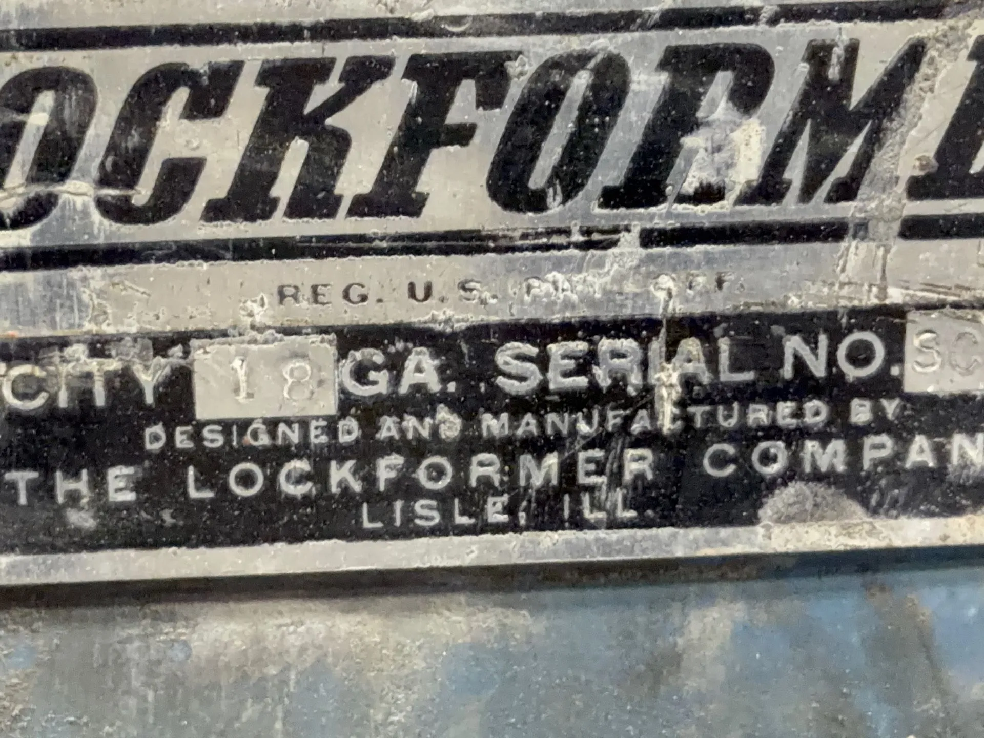 Lockformer 10 Station