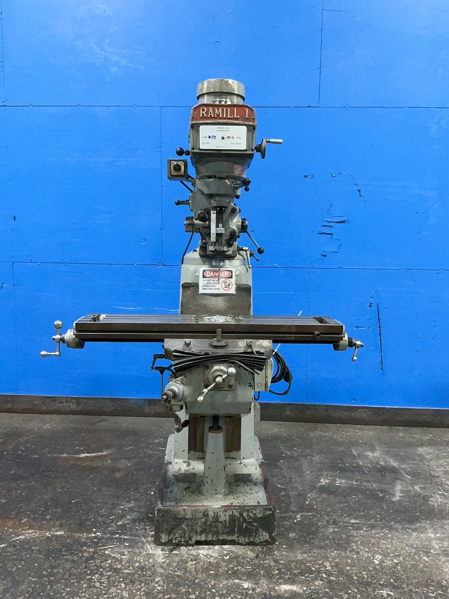 Ramco Machinery 10” X 45” Vertical Mill - Ramill1