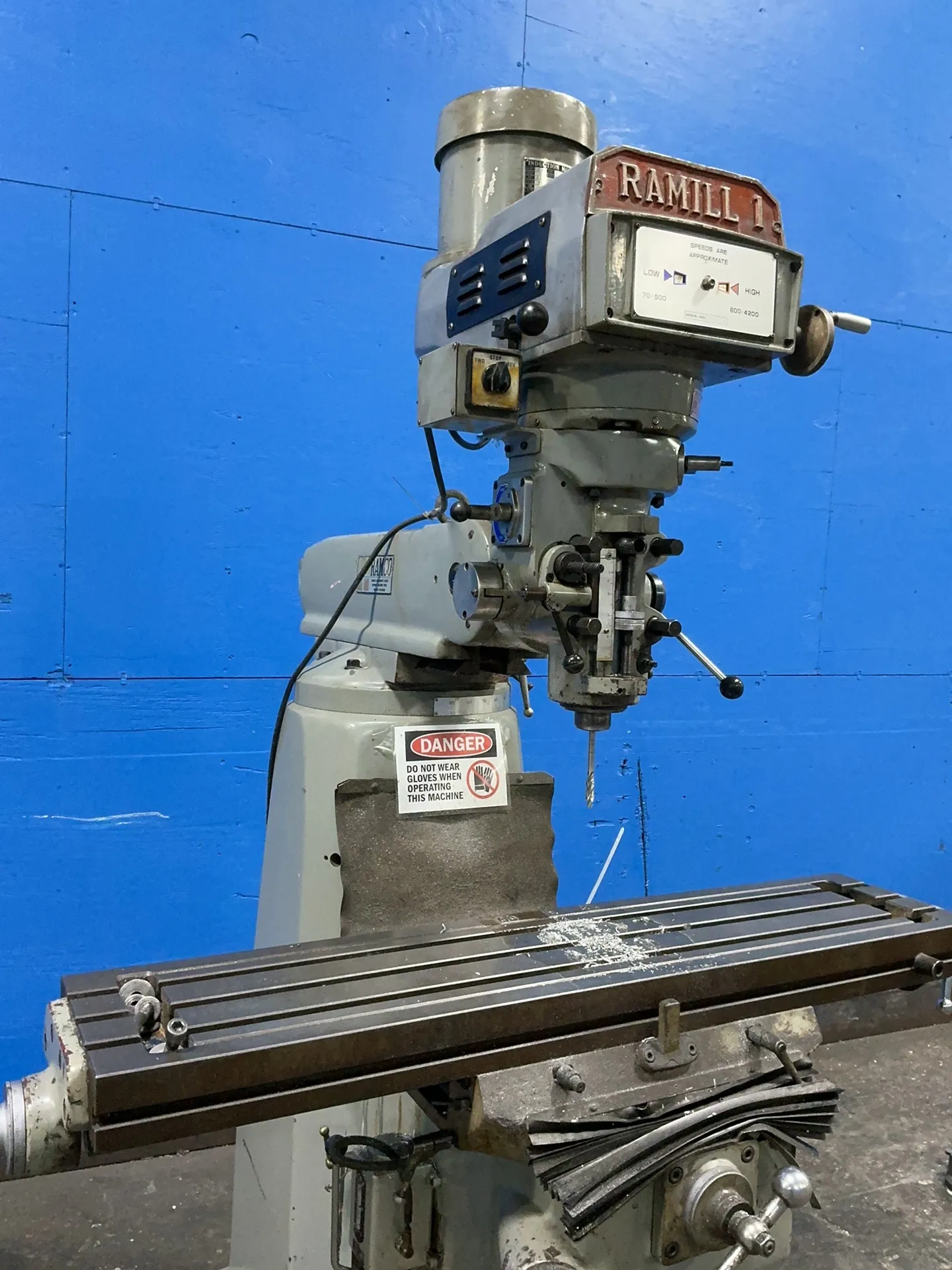 Ramco Machinery 10” X 45” Vertical Mill - Ramill1