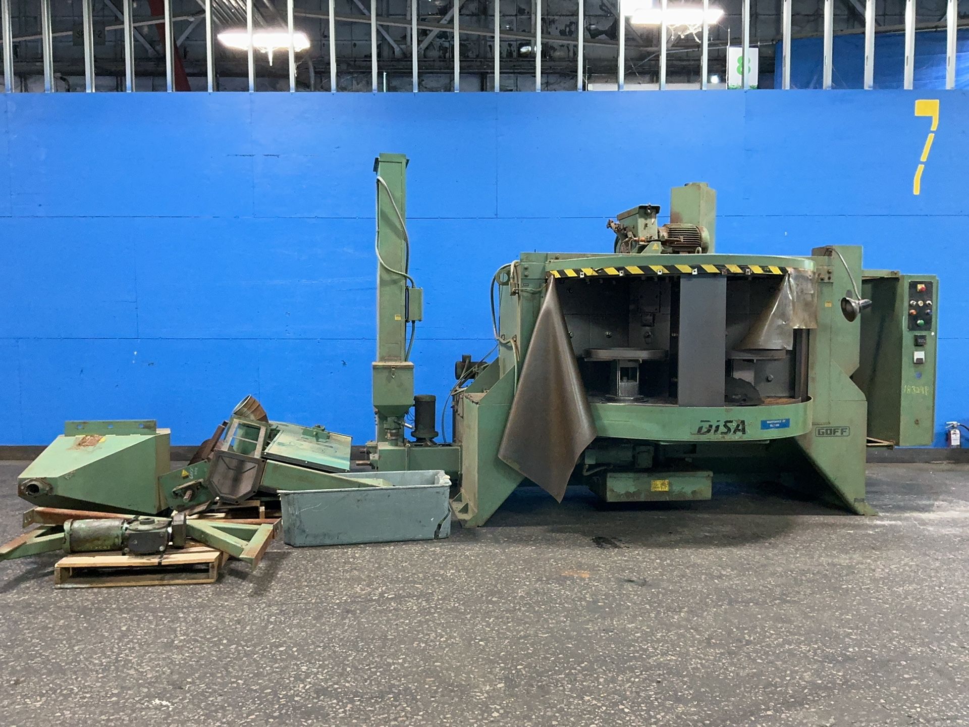 Disa-goff 22” Diameter, 4 Chambers Blast Machine - 72mt