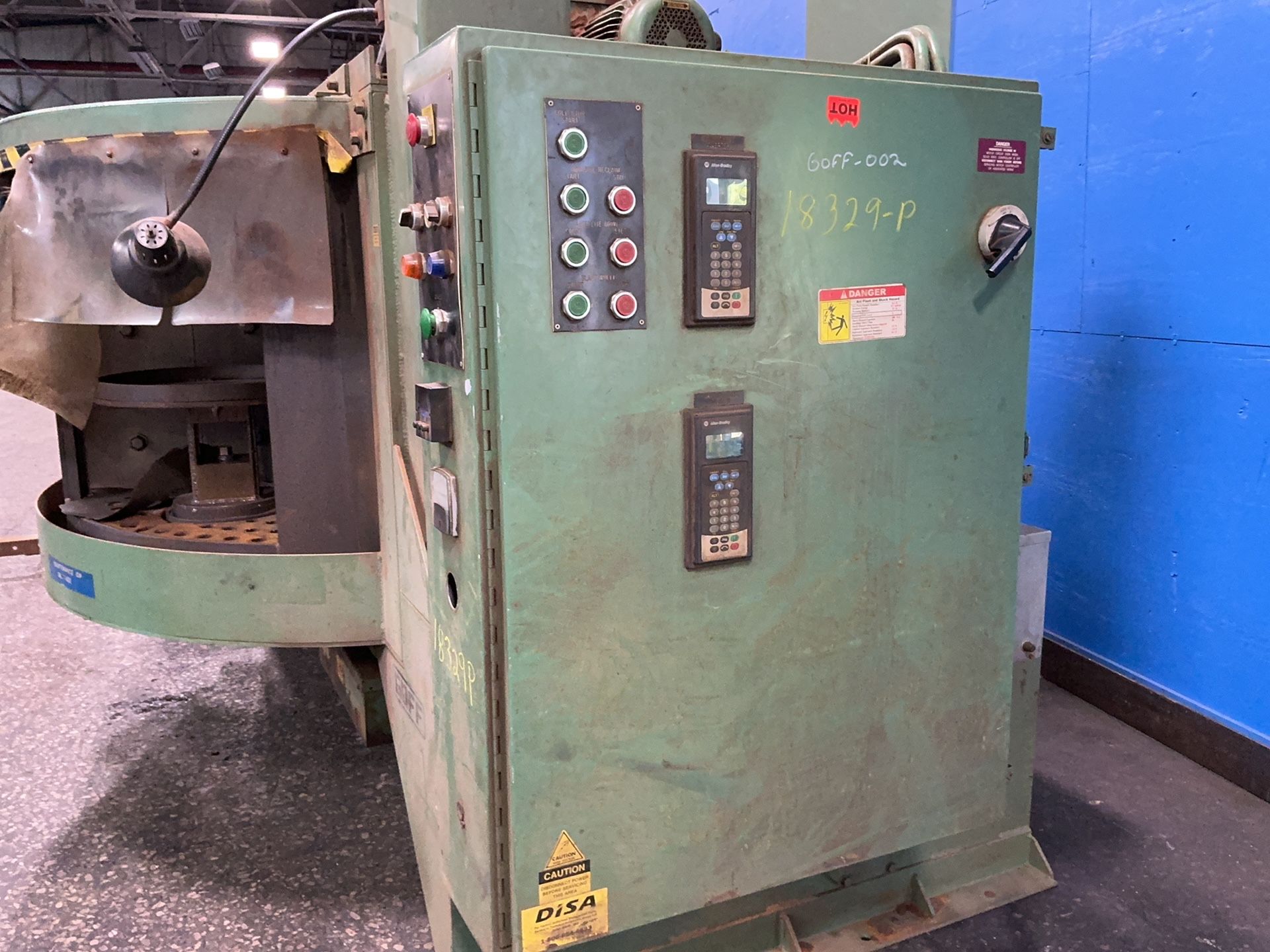Disa-goff 22” Diameter, 4 Chambers Blast Machine - 72mt