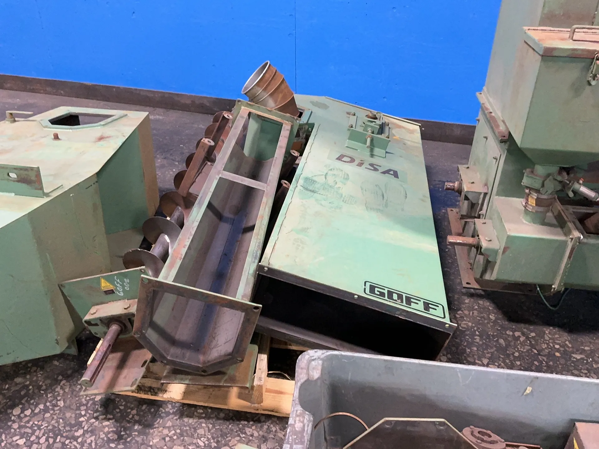 Disa-goff 22” Diameter, 4 Chambers Blast Machine - 72mt