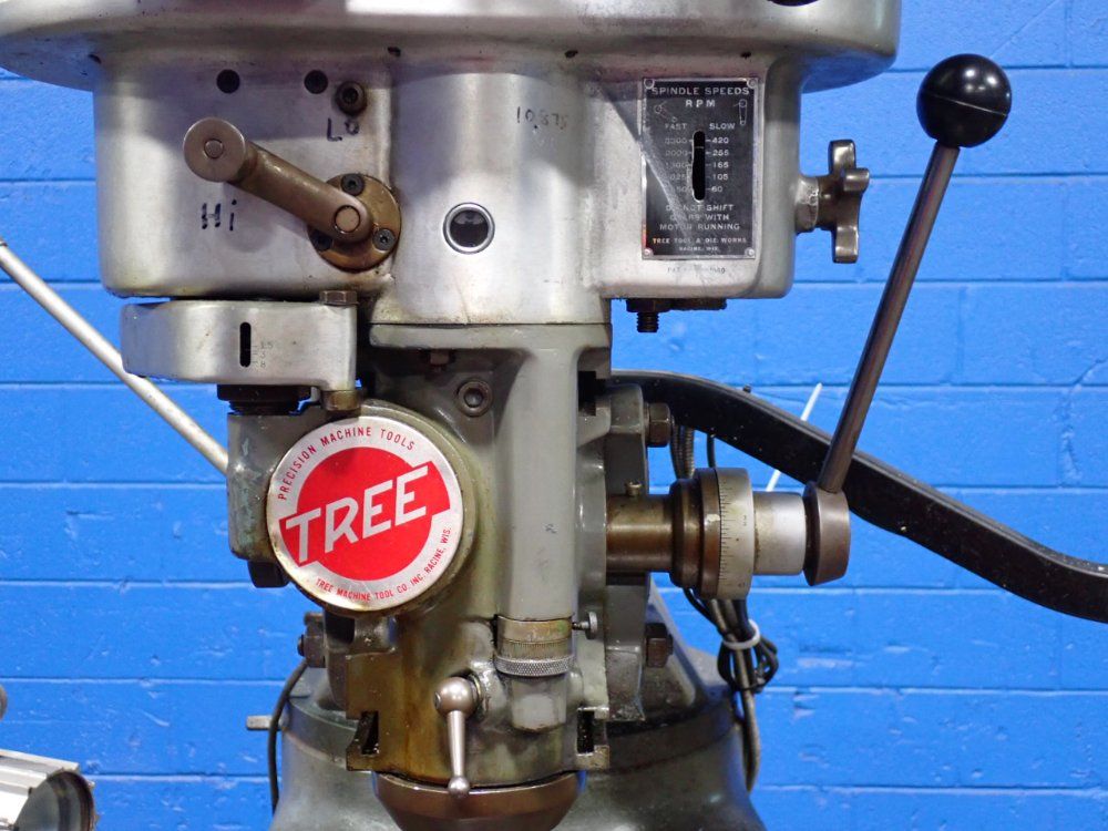 Tree Tool And Die Works 10-1/2" X 42" Vertical Mill - 2uvr