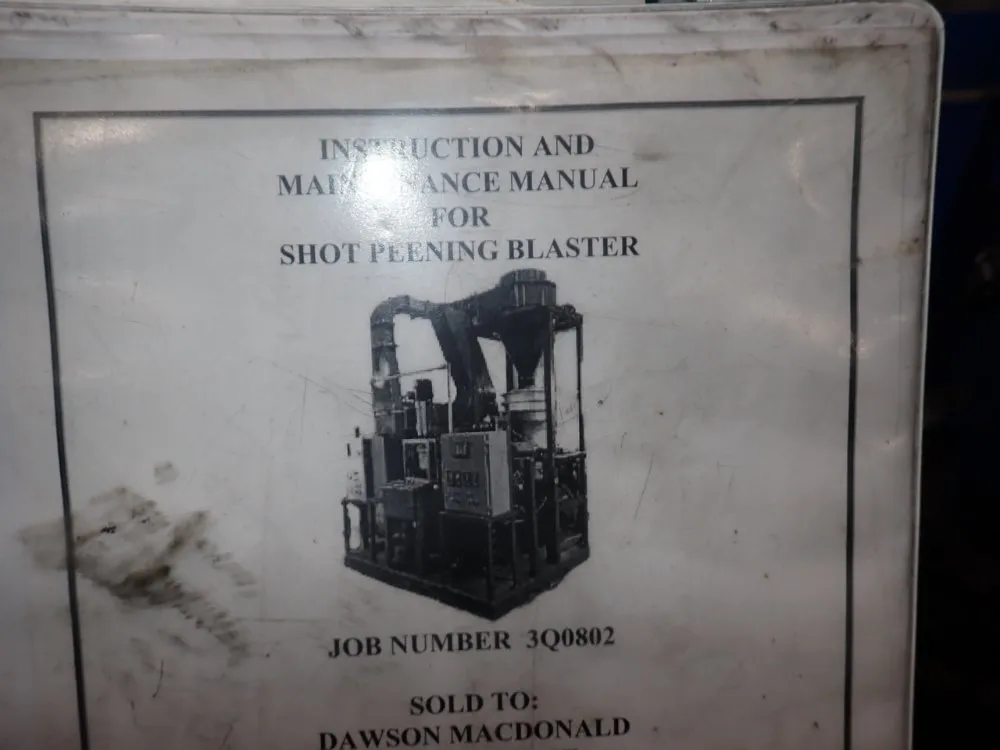 Abrasive Blast System Shot Peening Blaster