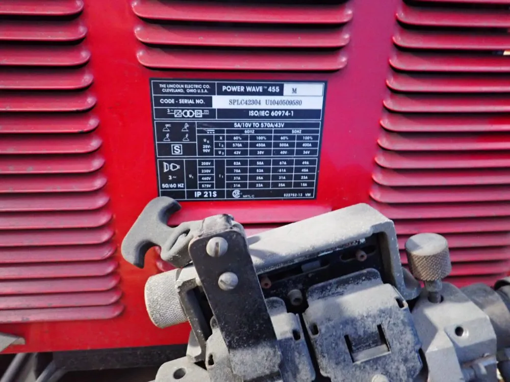 Lincoln Electric 450 A Welder - Power Wave 455m