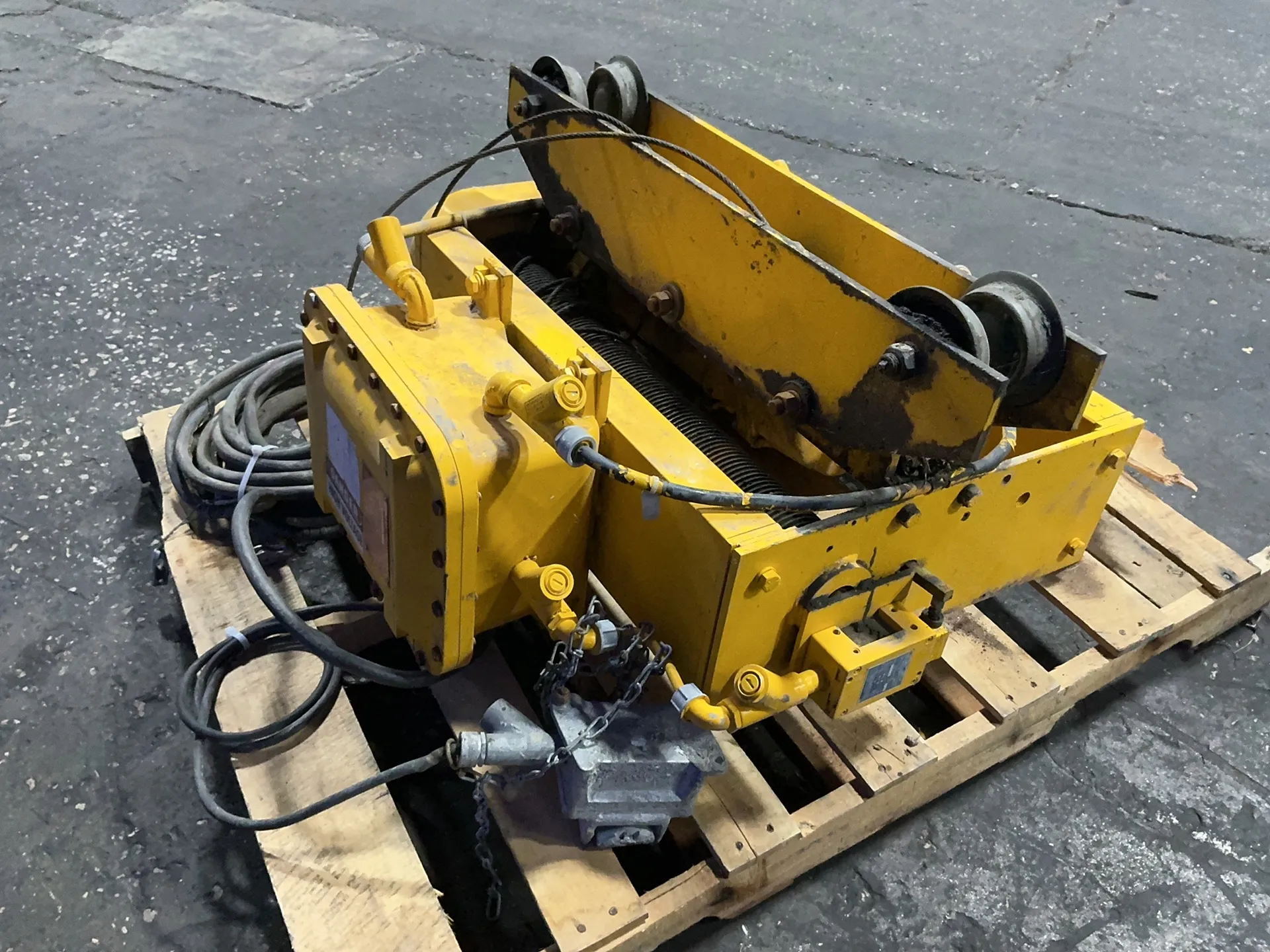 David Round 1 Ton Electric Wire Rope Hoist - 55