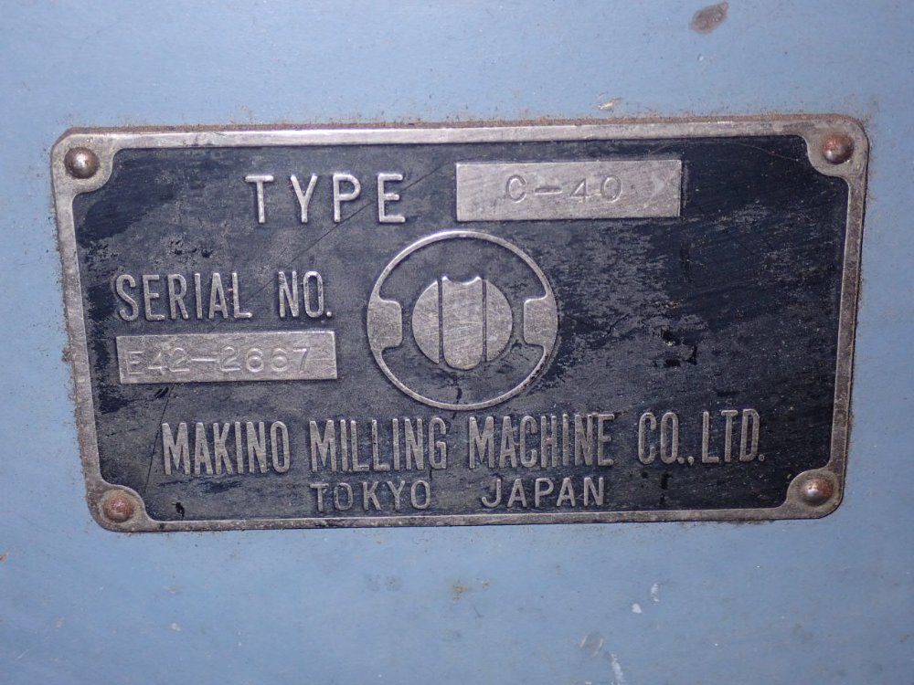 Makino 5" X 37" Table Tool Grinder - C-40