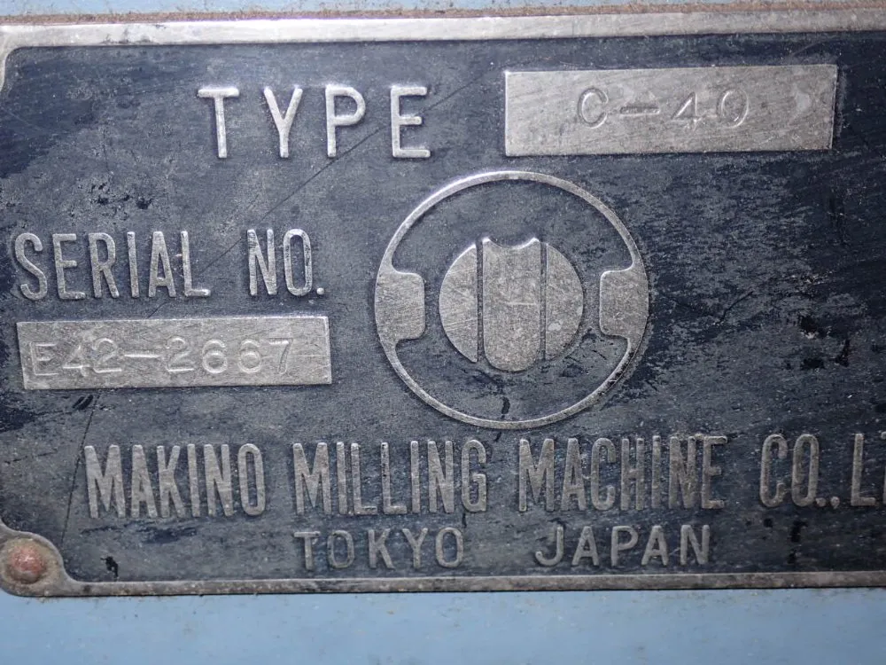 Makino 5" X 37" Table Tool Grinder - C-40