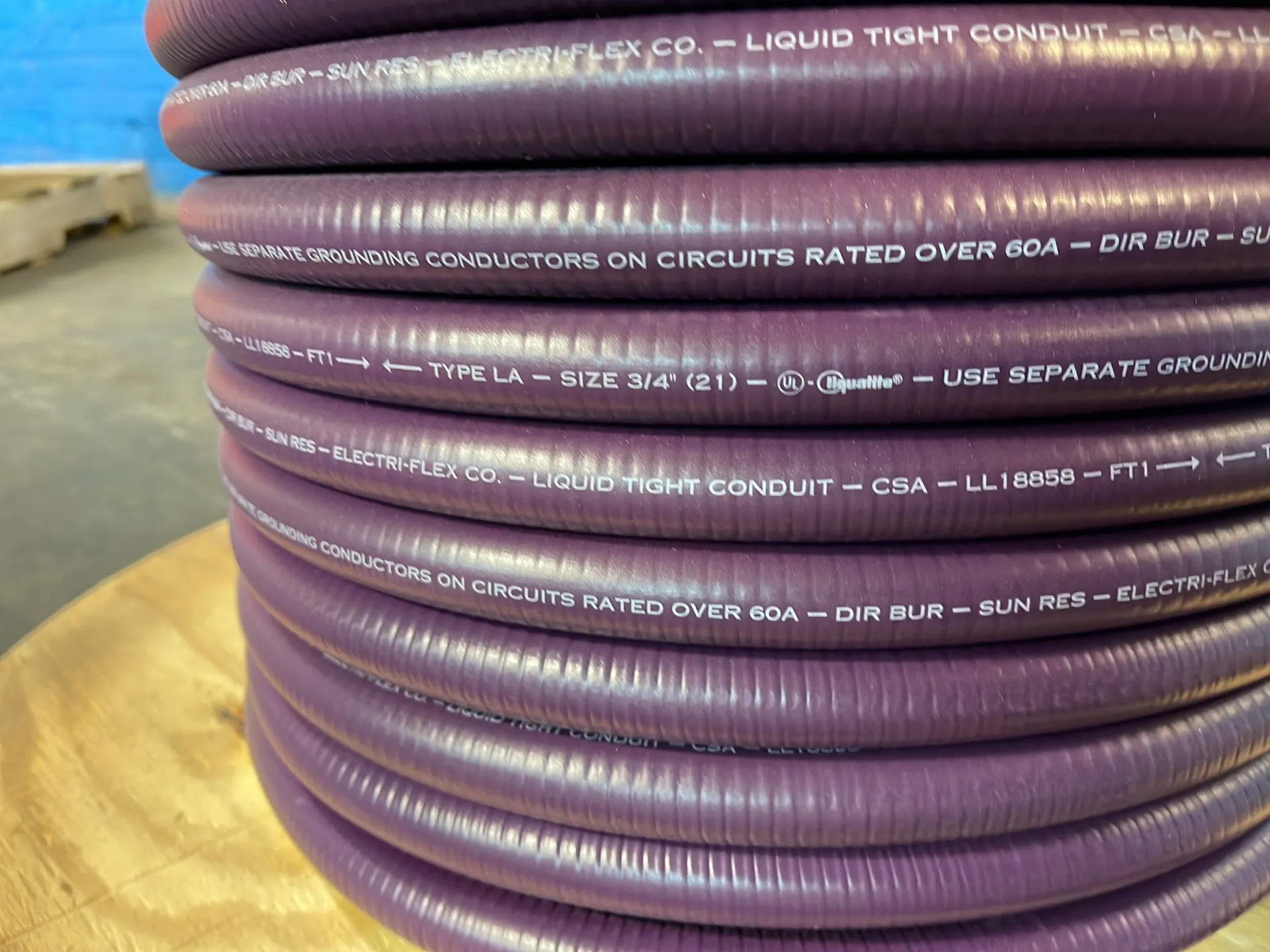 Electri-flex Co. 3/4” Liquid-tight Flexible Metal Conduit - Ll18858